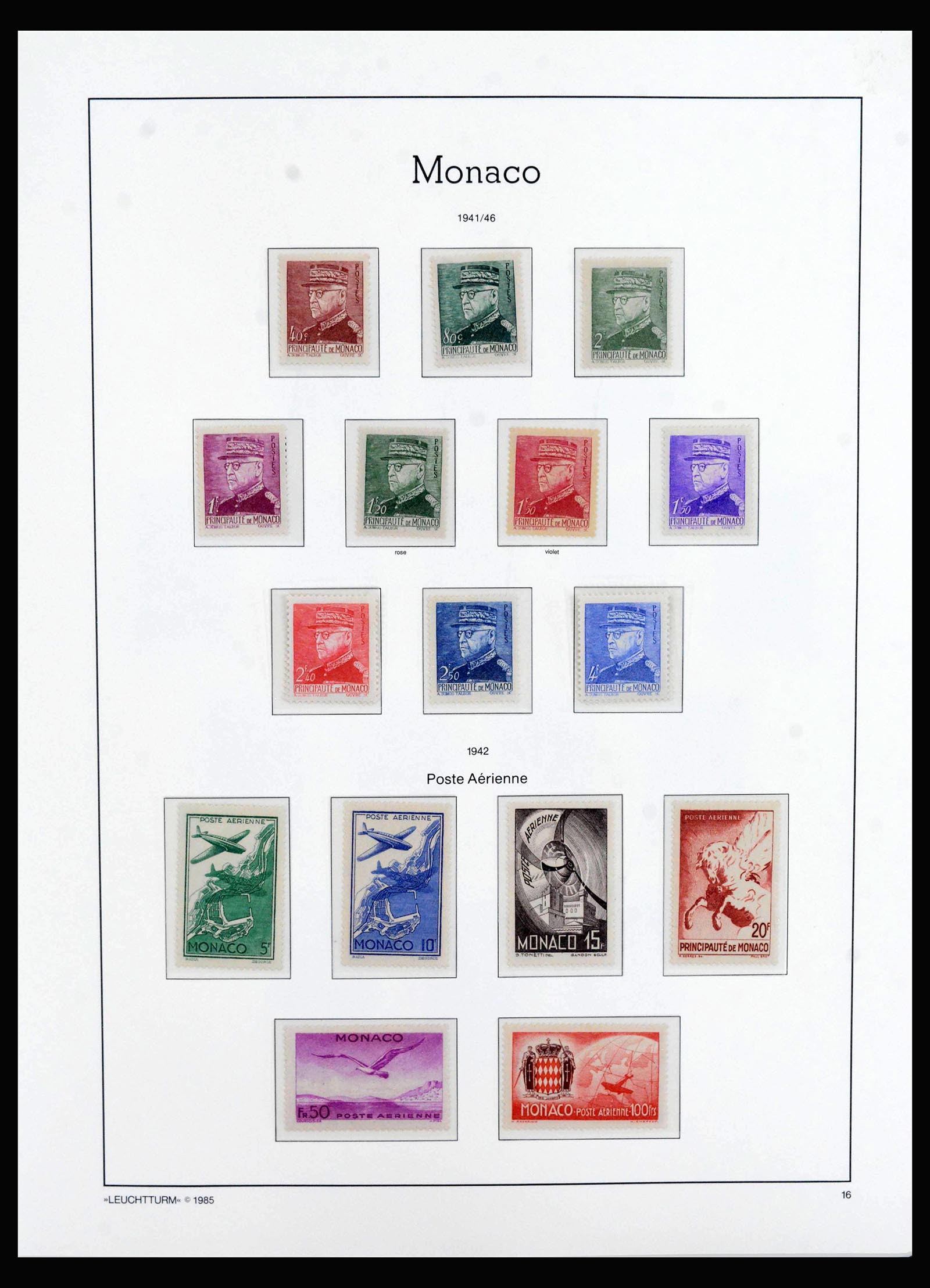 39964 0016 - Stamp collection 39964 Monaco 1885-2008.