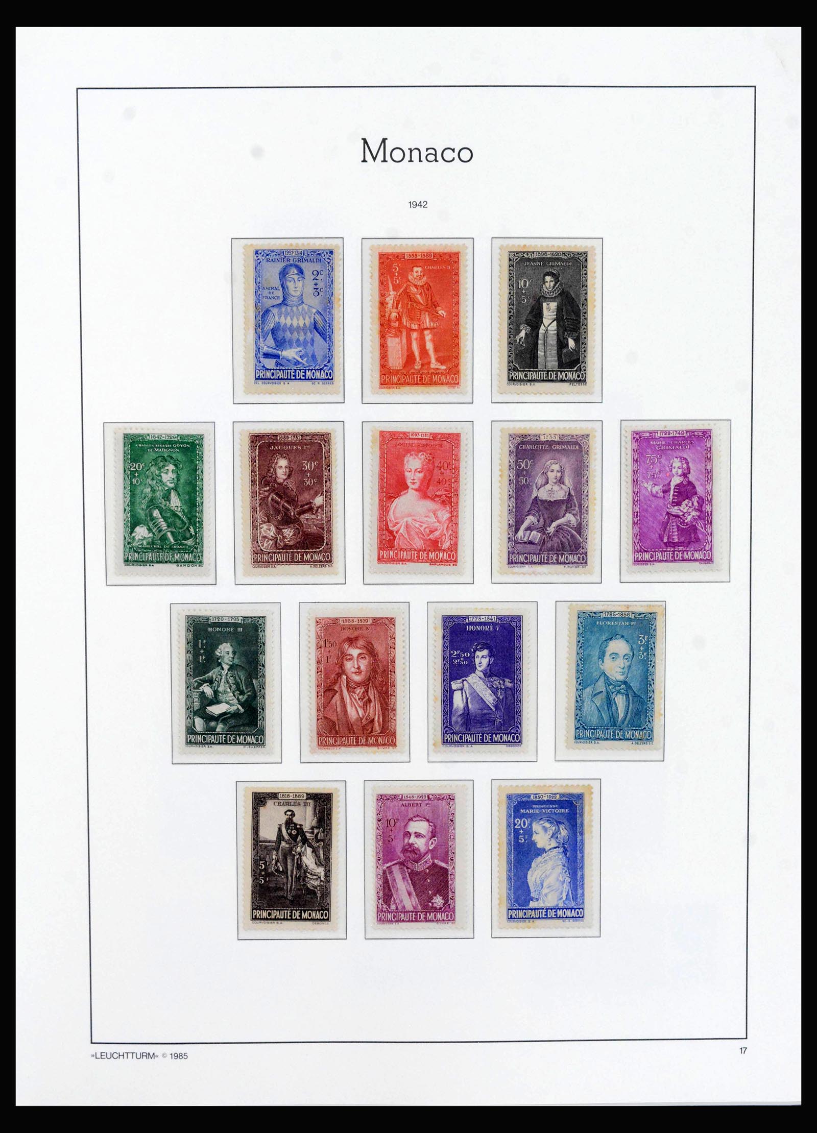 39964 0017 - Stamp collection 39964 Monaco 1885-2008.