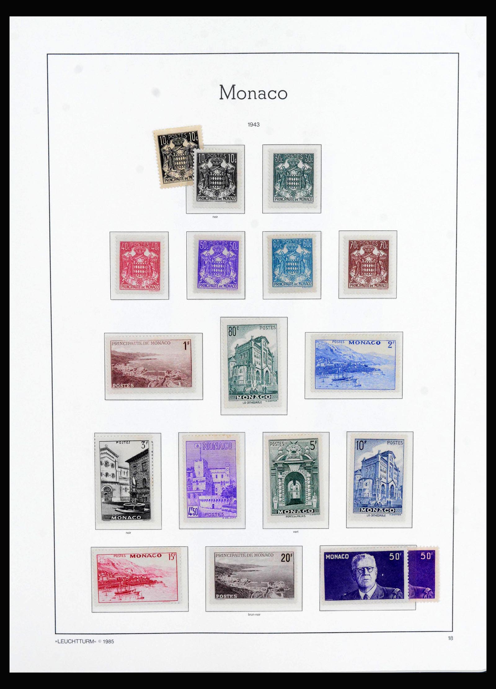 39964 0018 - Stamp collection 39964 Monaco 1885-2008.