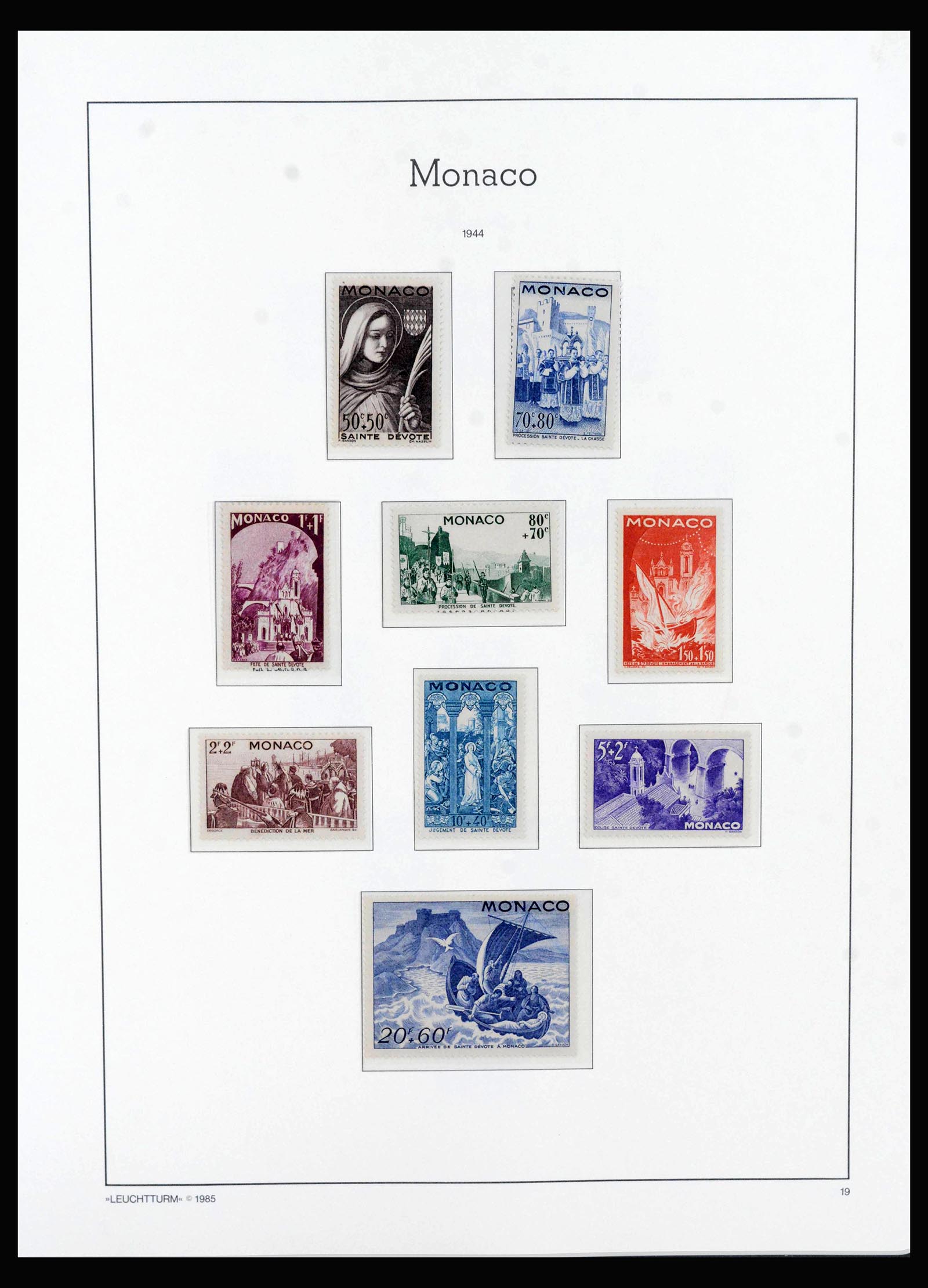 39964 0019 - Stamp collection 39964 Monaco 1885-2008.