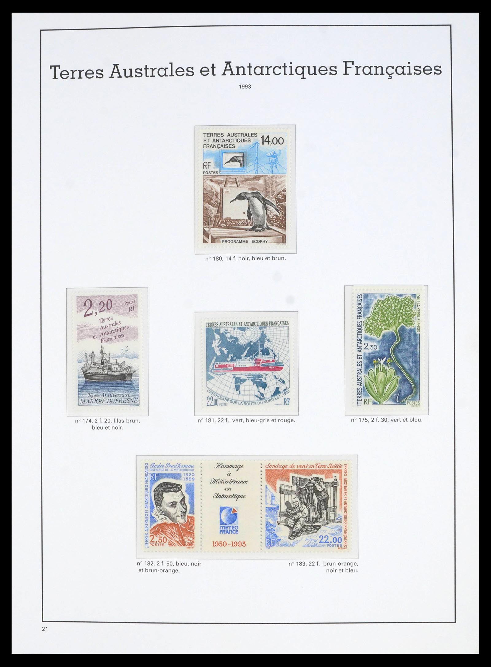 39969 0003 - Stamp collection 39969 TAAF 1948-2007.