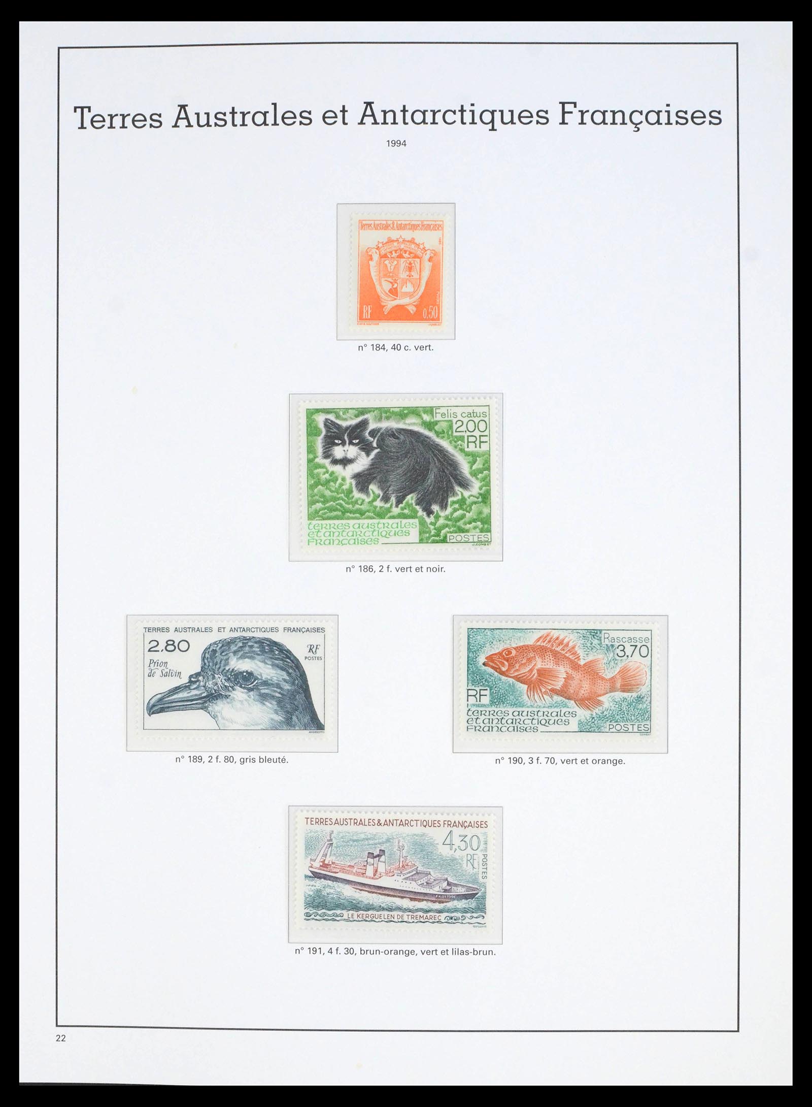 39969 0004 - Stamp collection 39969 TAAF 1948-2007.