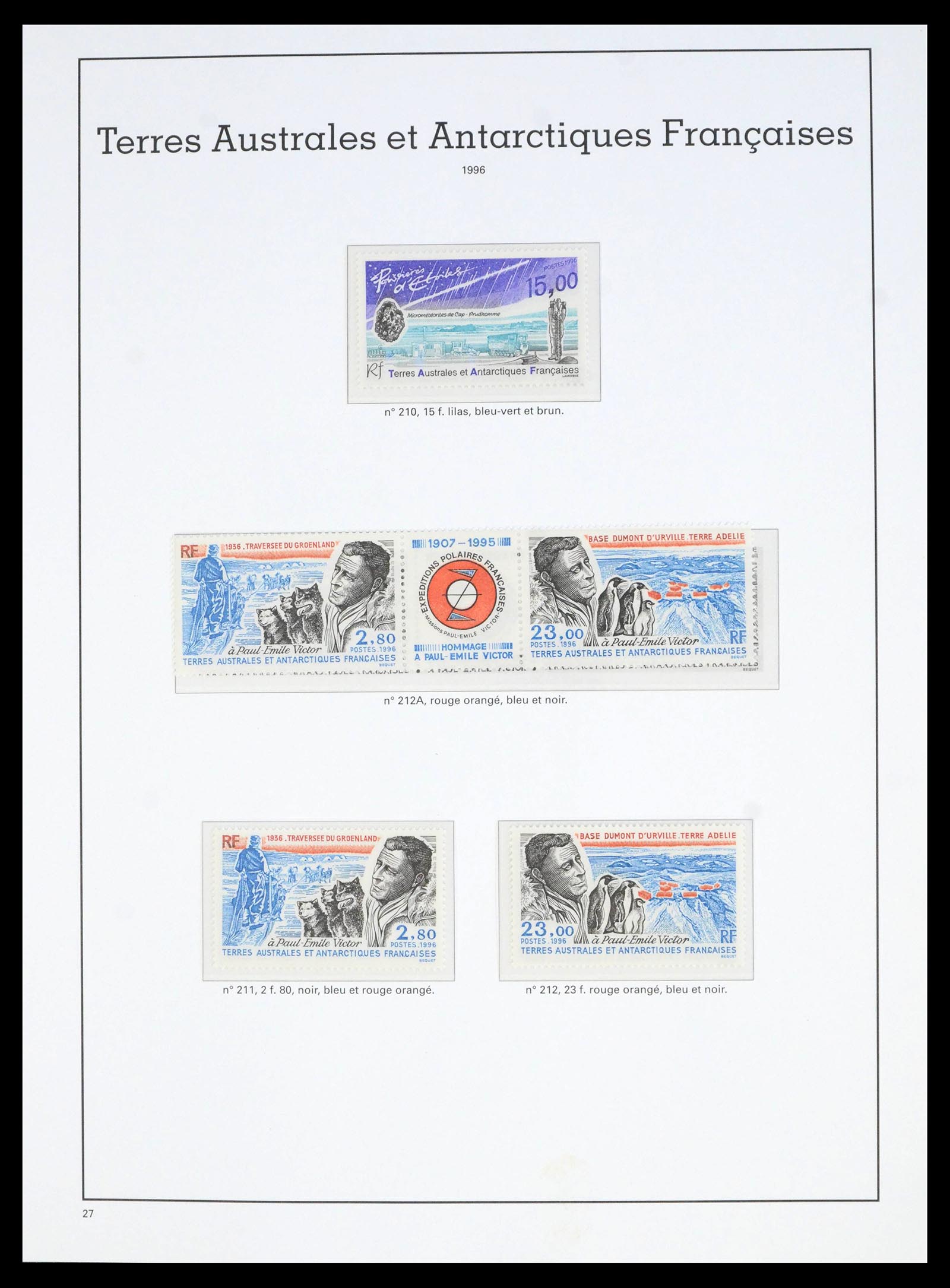 39969 0009 - Stamp collection 39969 TAAF 1948-2007.