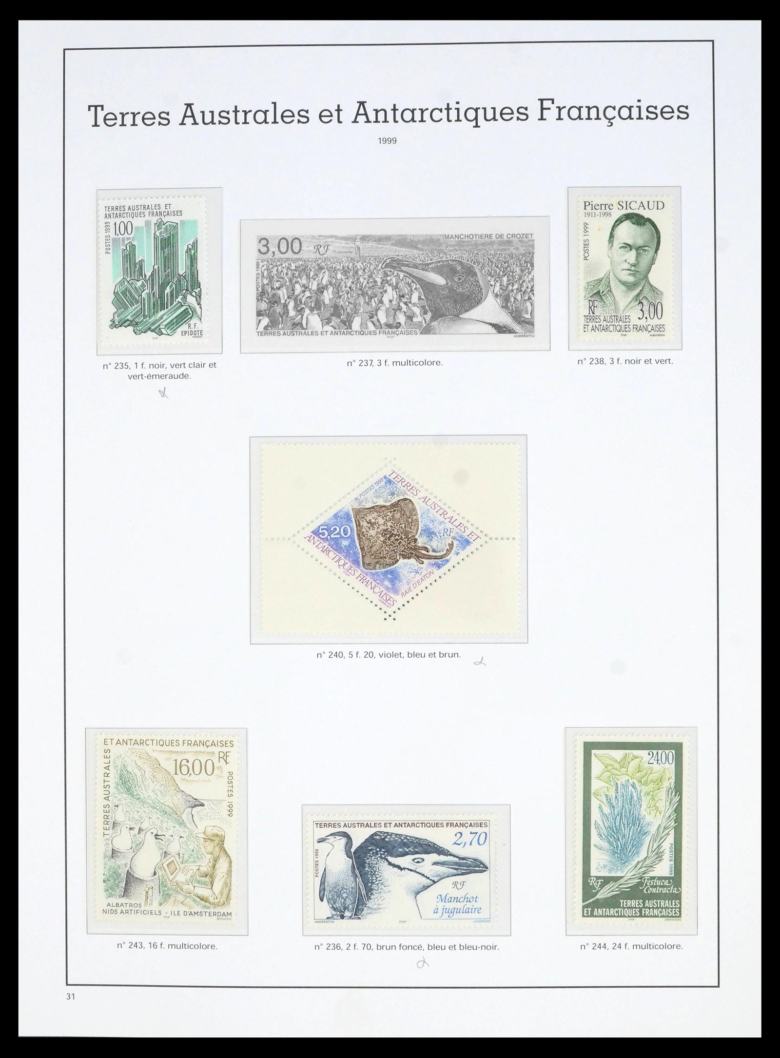 39969 0013 - Stamp collection 39969 TAAF 1948-2007.