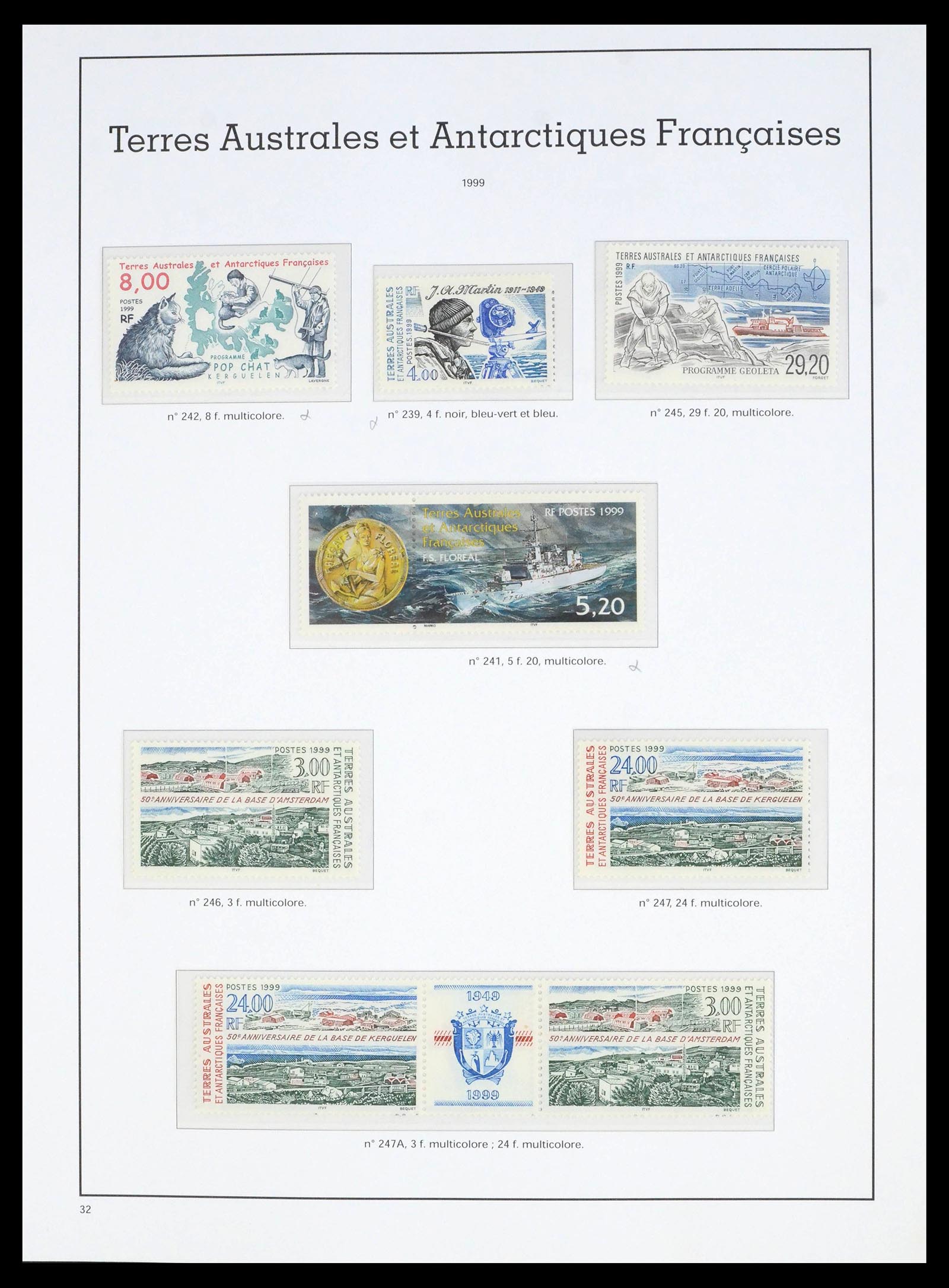 39969 0014 - Stamp collection 39969 TAAF 1948-2007.