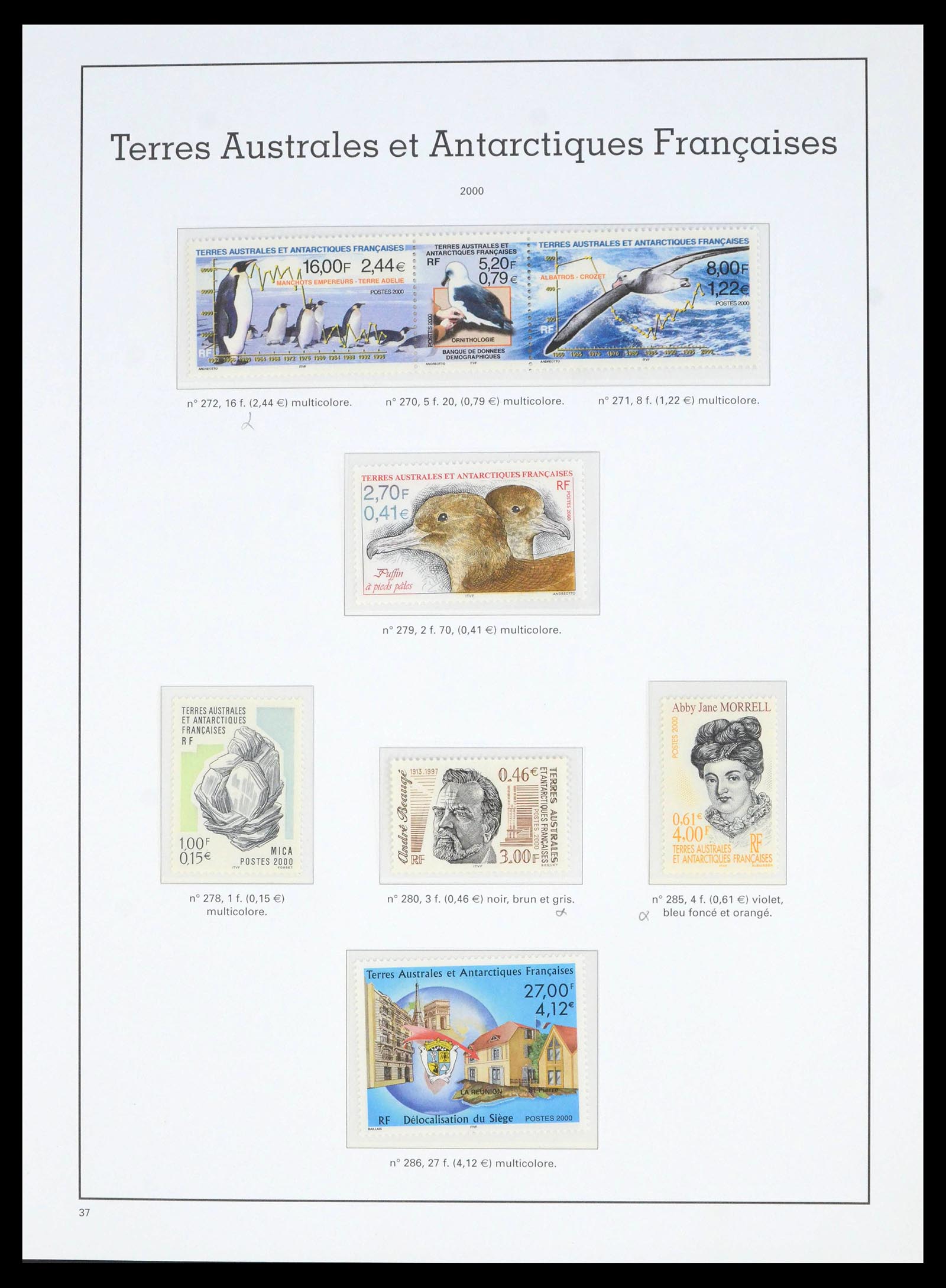 39969 0019 - Stamp collection 39969 TAAF 1948-2007.