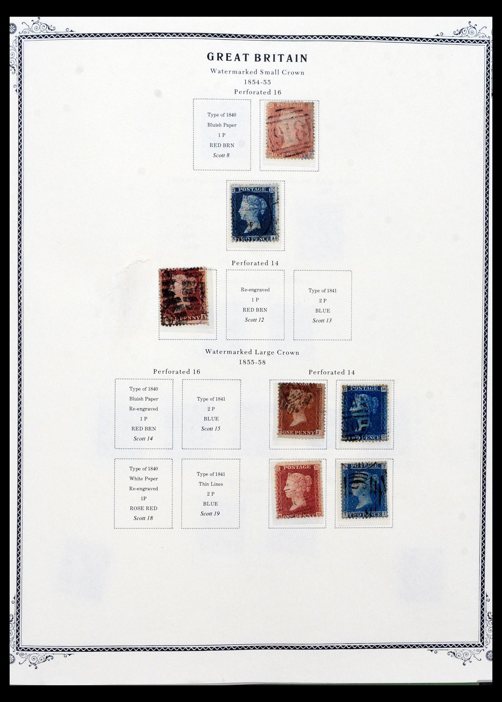 39970 0002 - Stamp collection 39970 Great Britain and foreign offices 1840-1970.