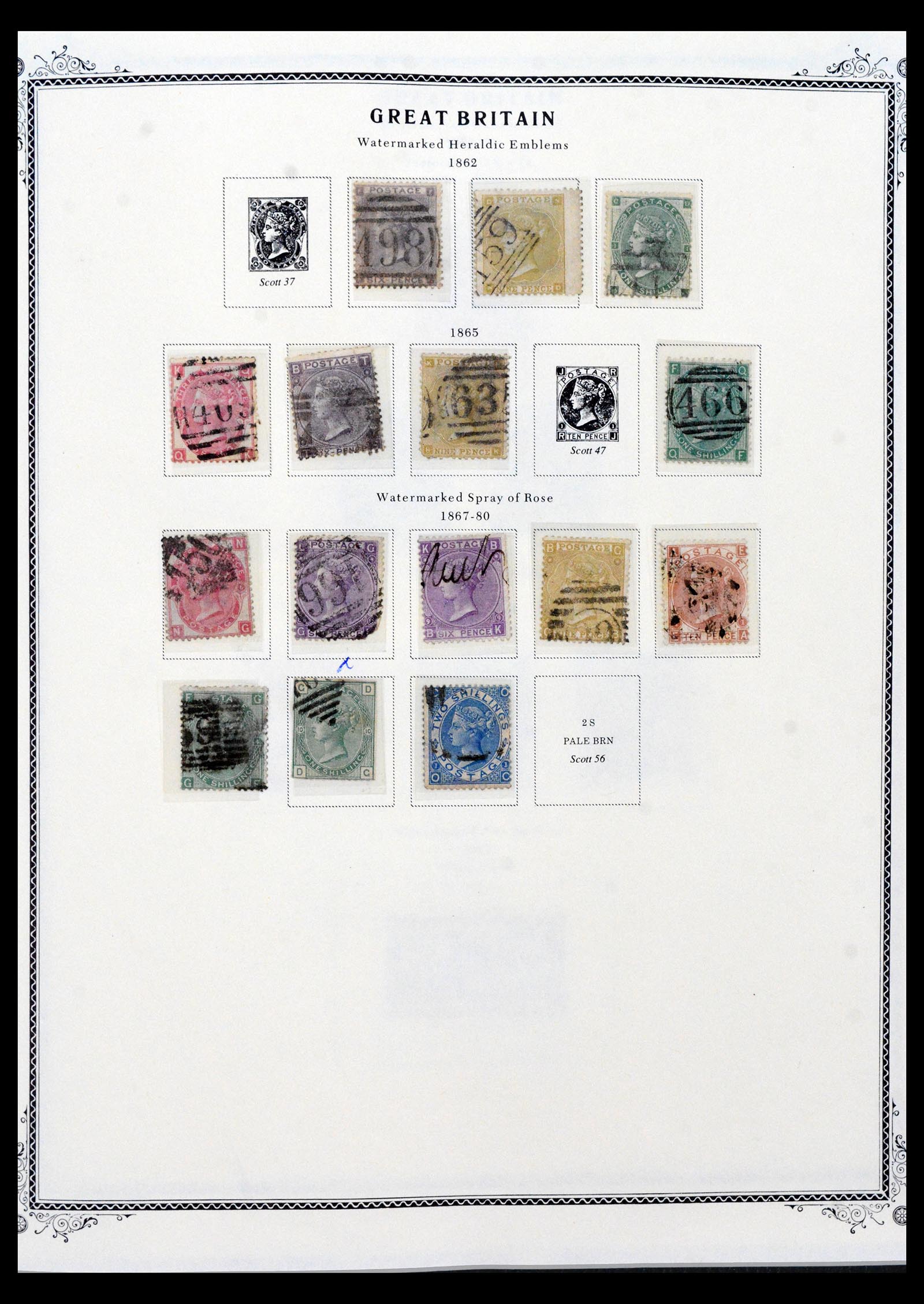 39970 0004 - Stamp collection 39970 Great Britain and foreign offices 1840-1970.