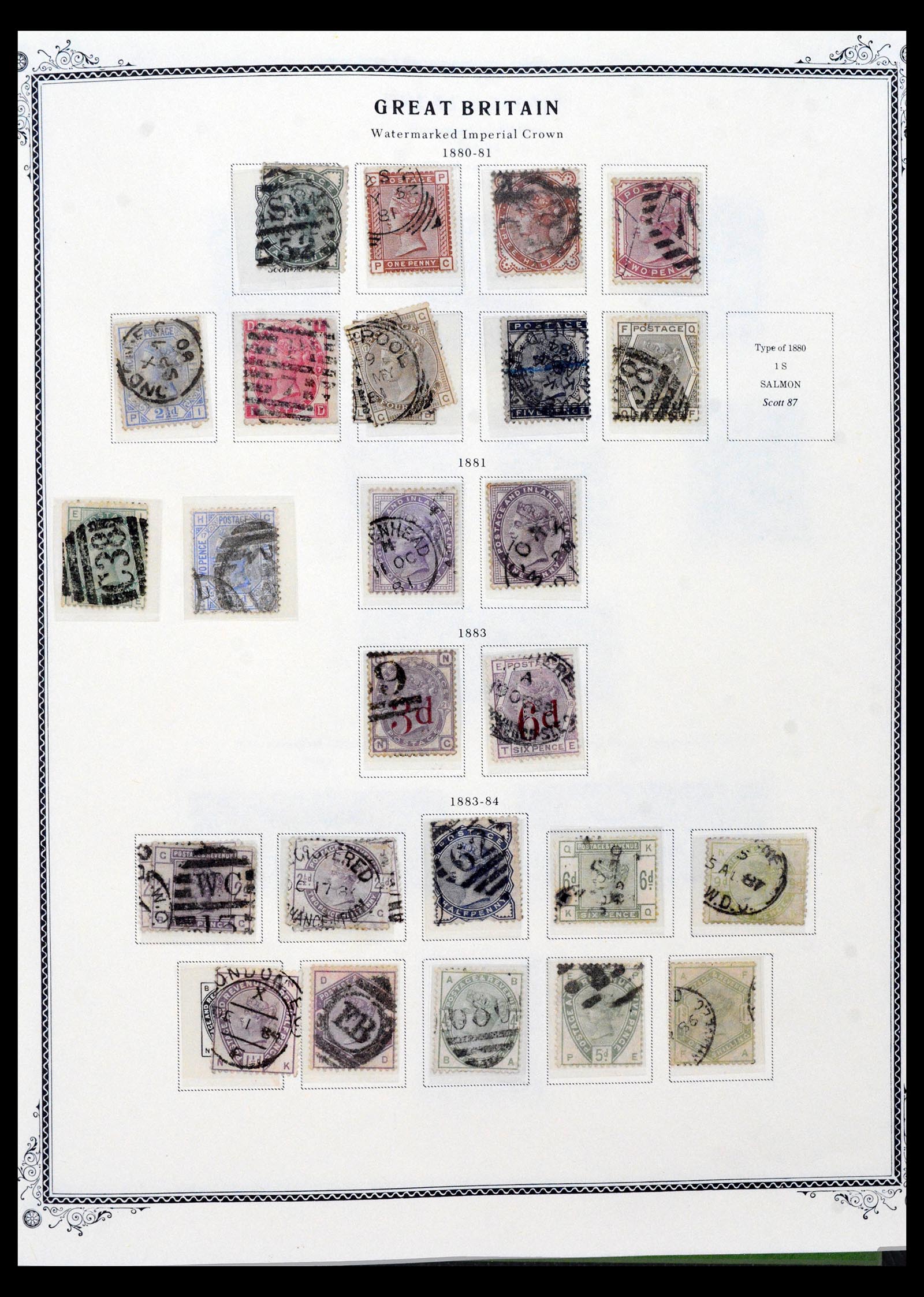 39970 0007 - Stamp collection 39970 Great Britain and foreign offices 1840-1970.