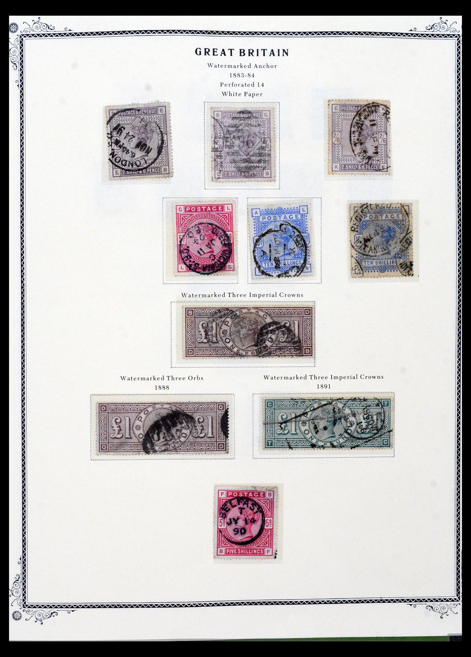 39970 0008 - Stamp collection 39970 Great Britain and foreign offices 1840-1970.