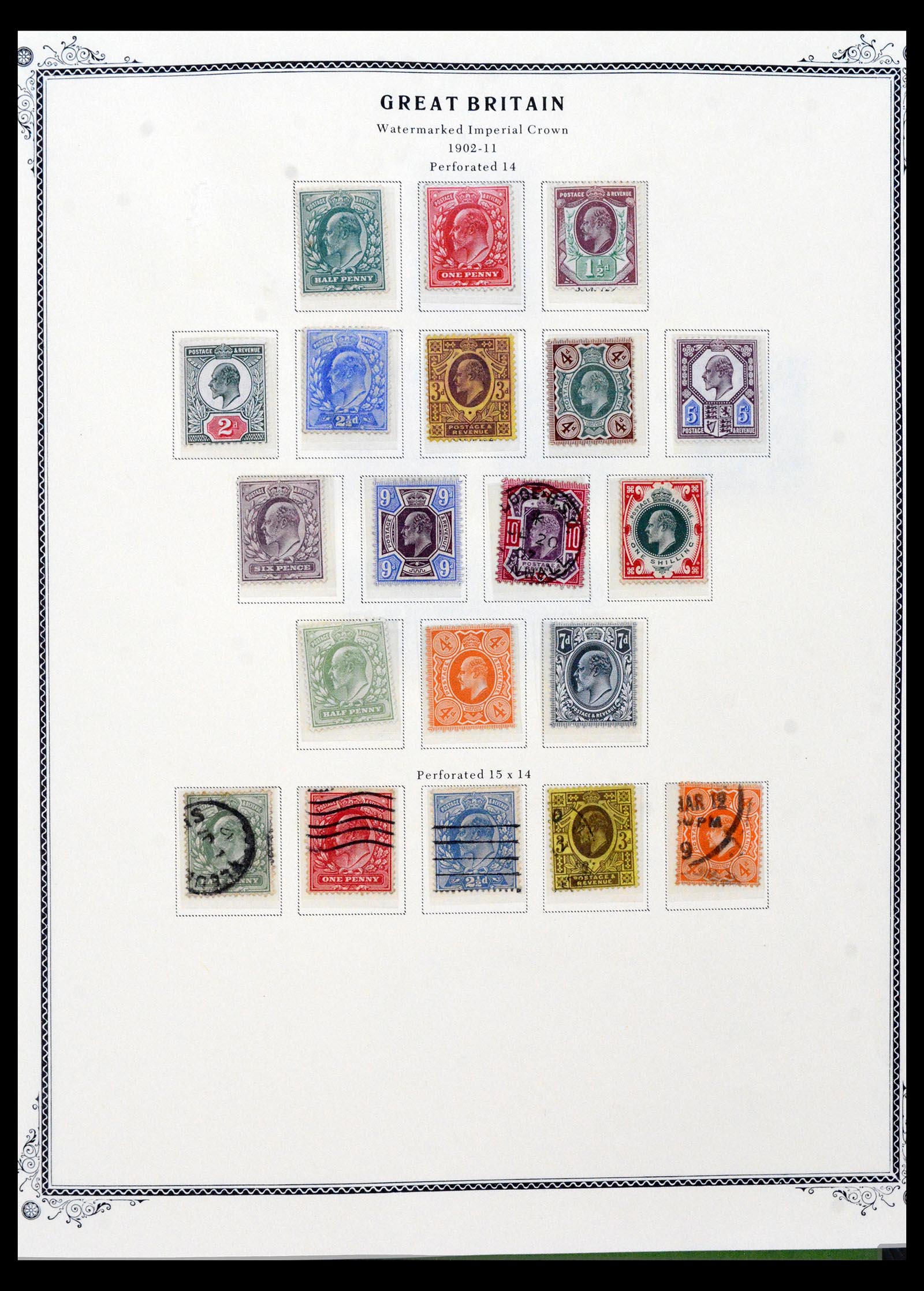 39970 0010 - Stamp collection 39970 Great Britain and foreign offices 1840-1970.