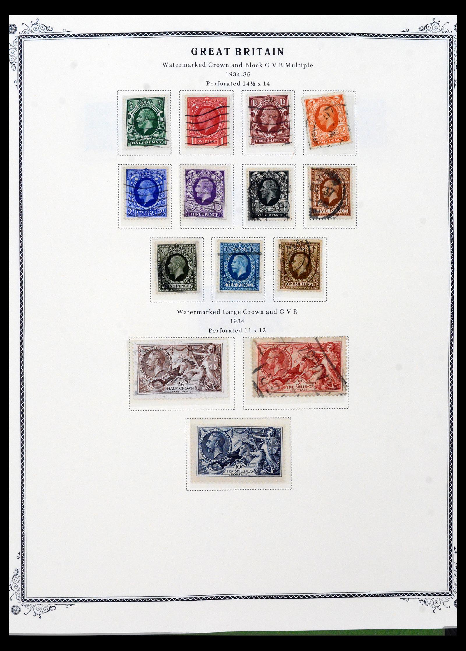 39970 0017 - Stamp collection 39970 Great Britain and foreign offices 1840-1970.