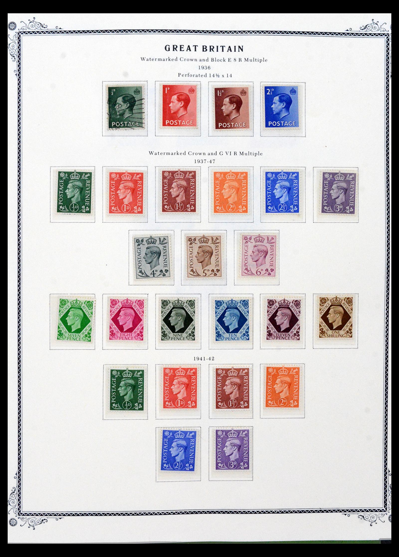 39970 0019 - Stamp collection 39970 Great Britain and foreign offices 1840-1970.