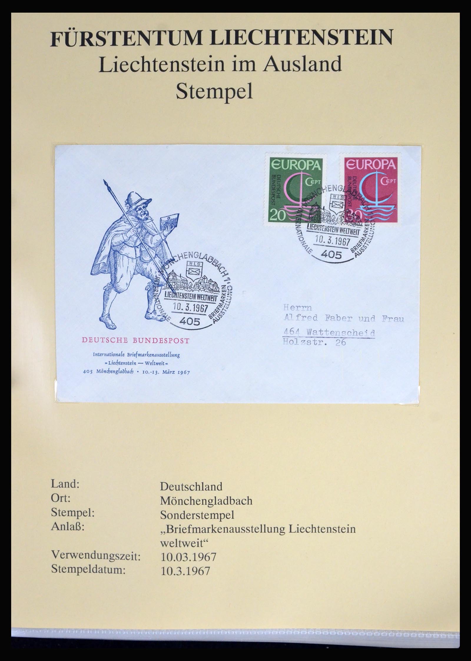 39974 0010 - Stamp collection 39974 Liechtenstein 1968-2023.