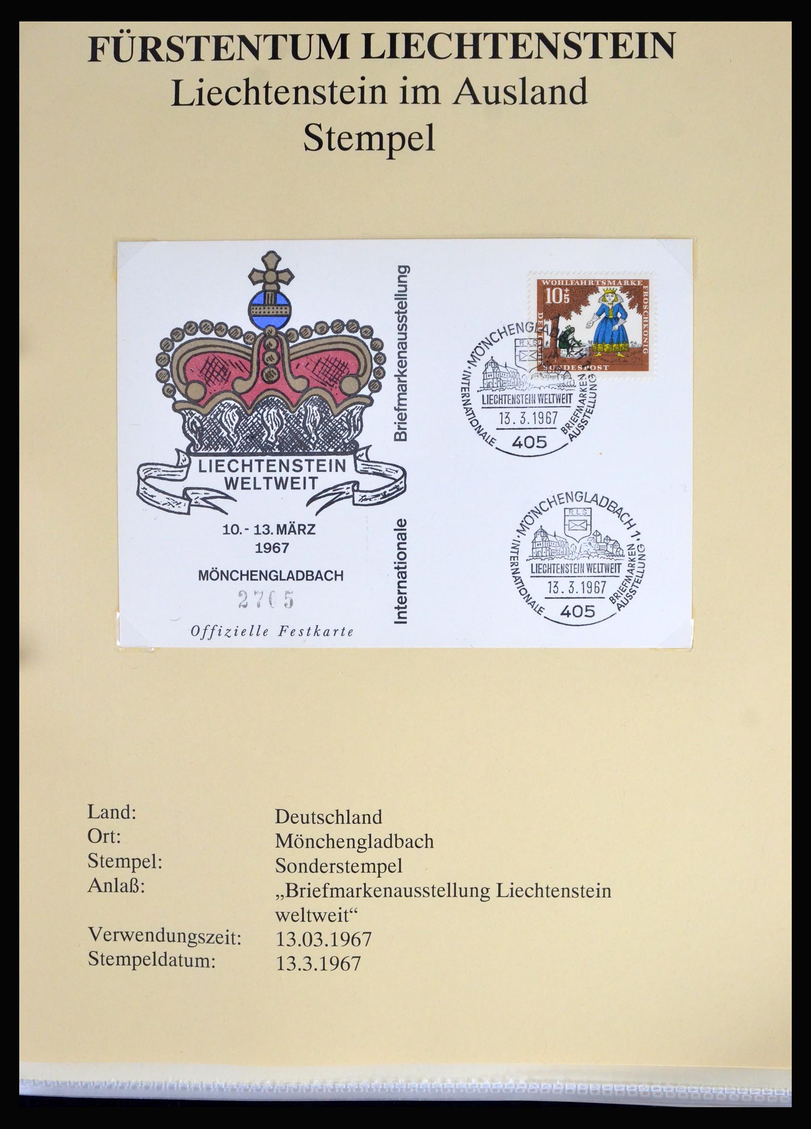 39974 0013 - Stamp collection 39974 Liechtenstein 1968-2023.