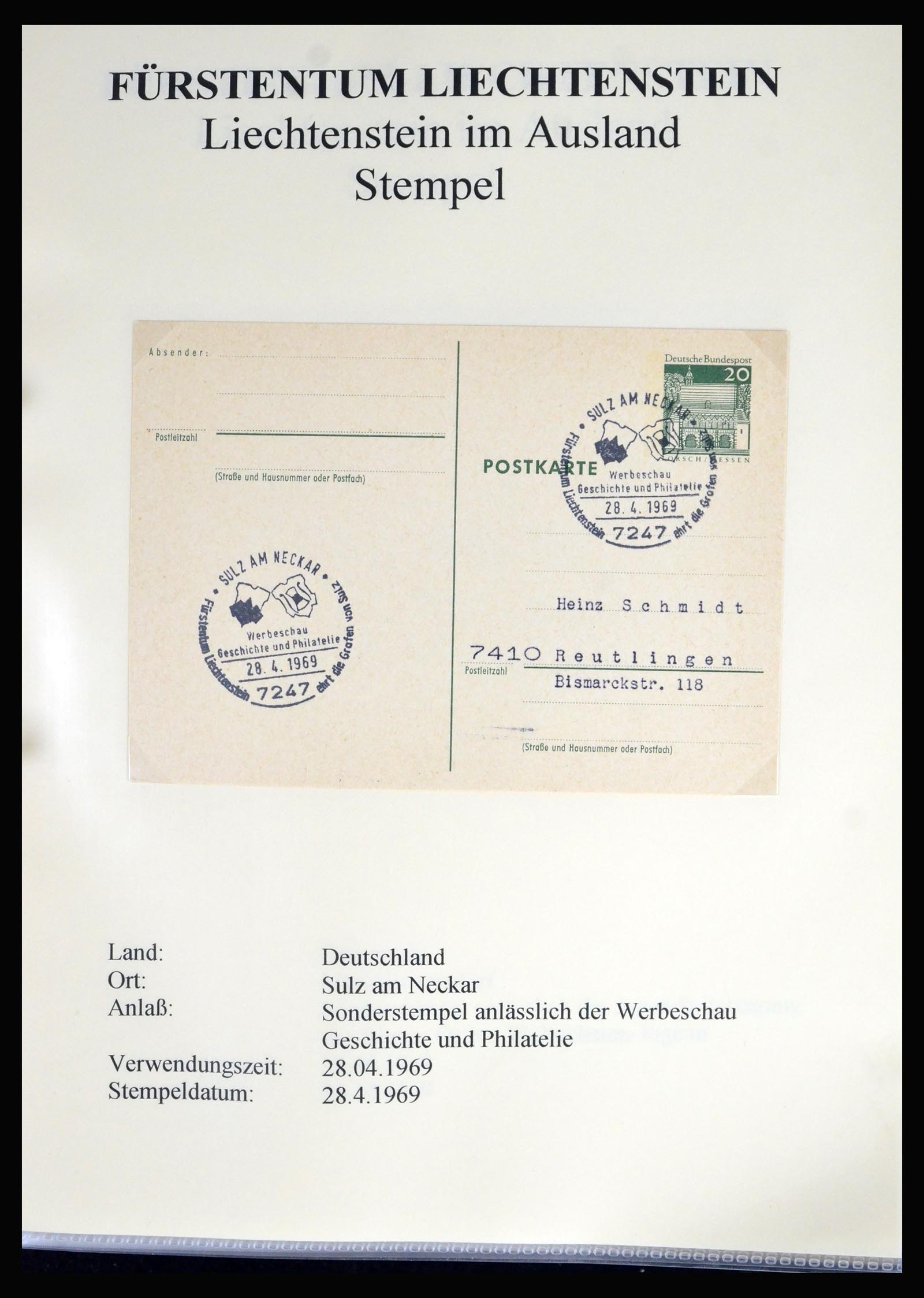 39974 0014 - Stamp collection 39974 Liechtenstein 1968-2023.