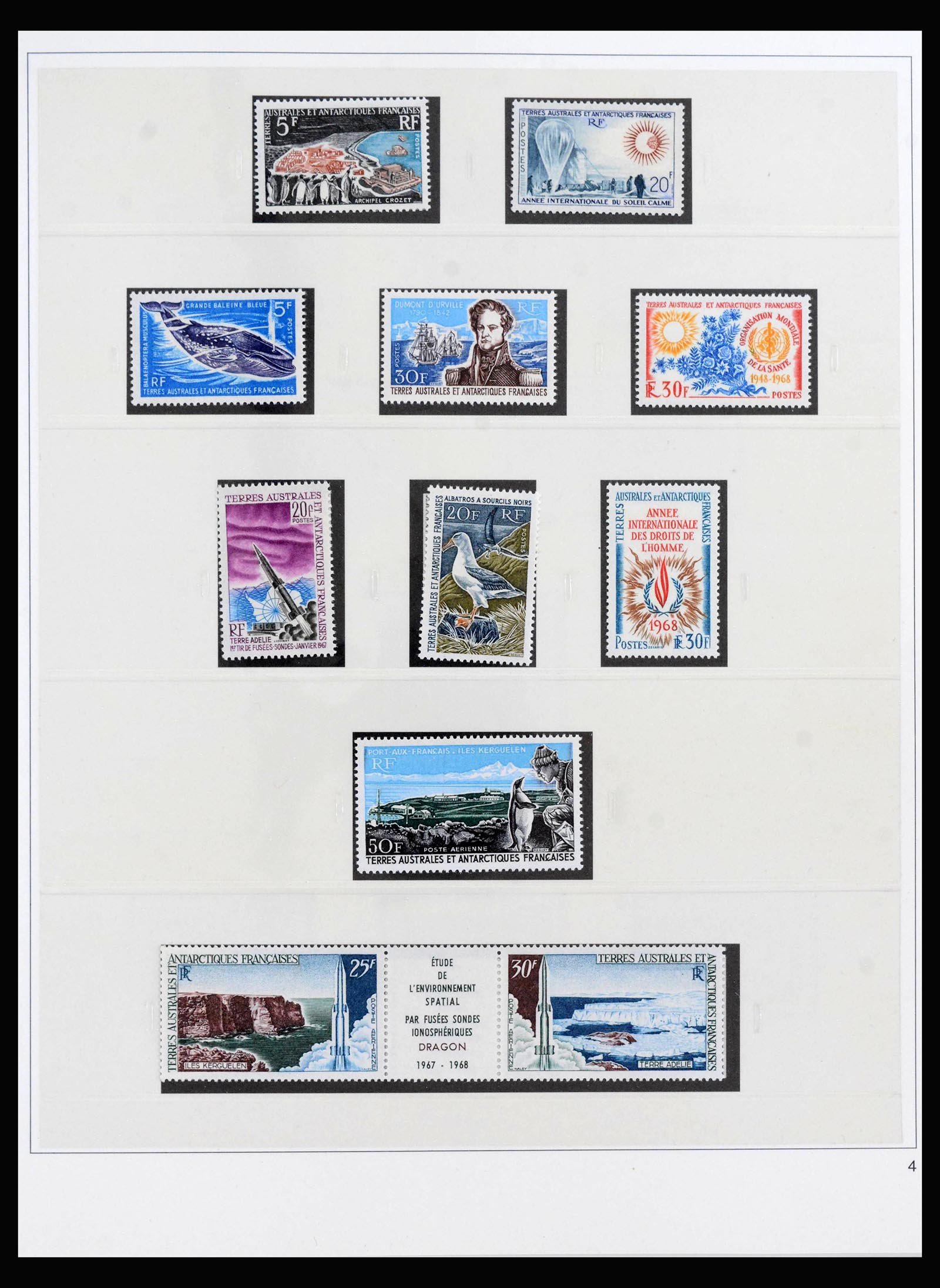 39991 0004 - Stamp collection 39991 TAAF complete 1948-2002.