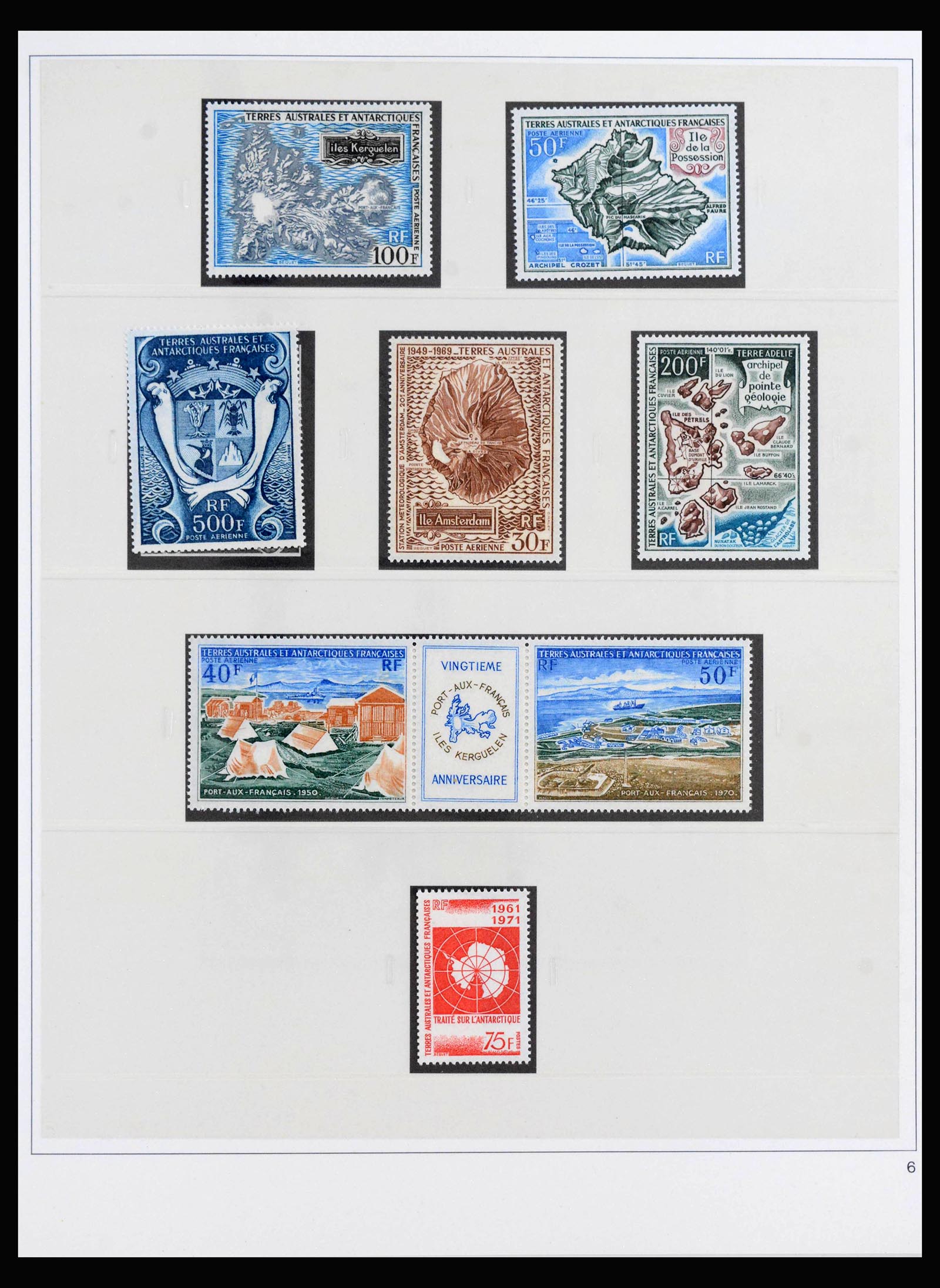 39991 0006 - Stamp collection 39991 TAAF complete 1948-2002.