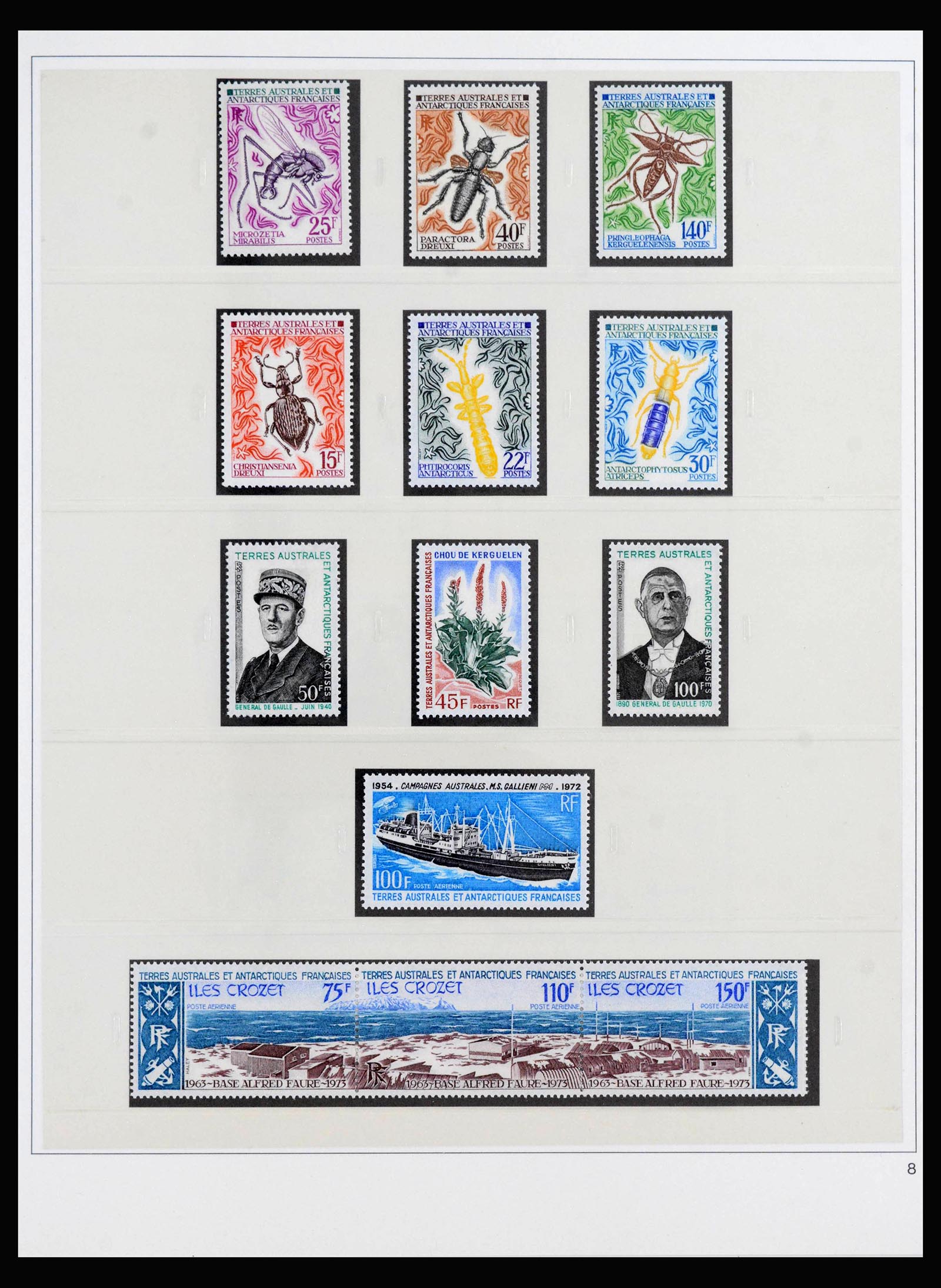 39991 0008 - Stamp collection 39991 TAAF complete 1948-2002.