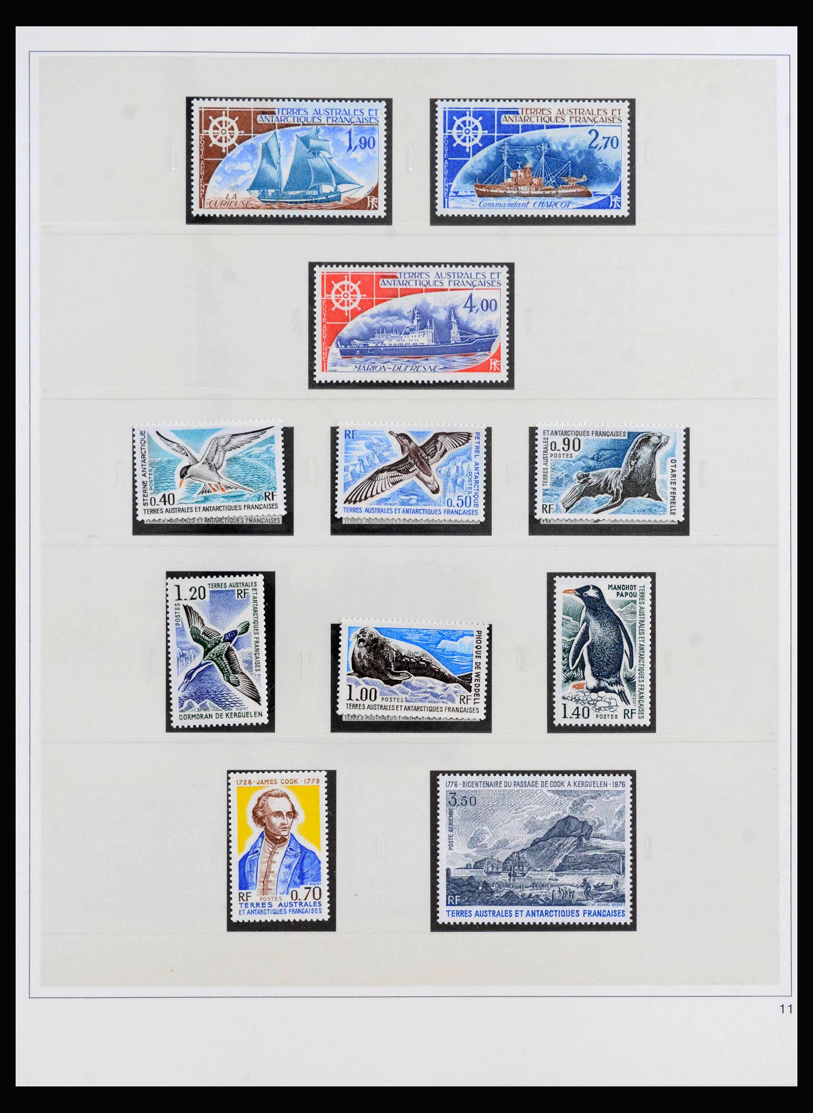 39991 0011 - Stamp collection 39991 TAAF complete 1948-2002.