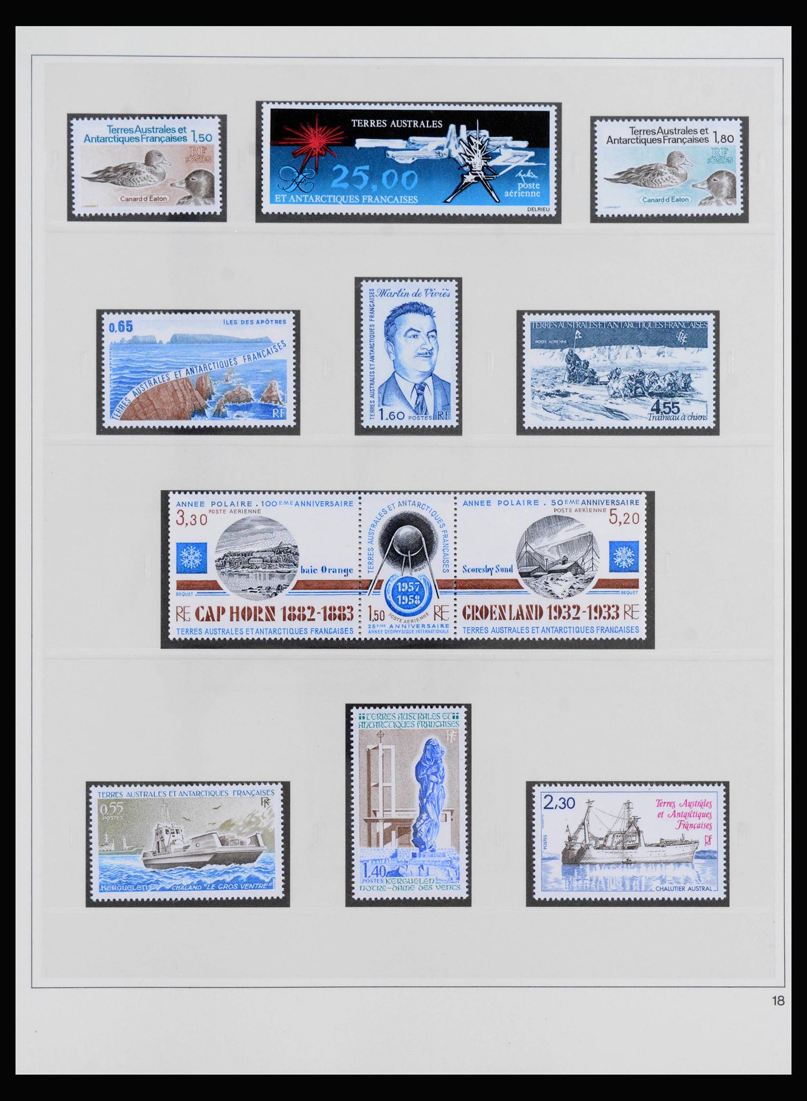 39991 0019 - Stamp collection 39991 TAAF complete 1948-2002.