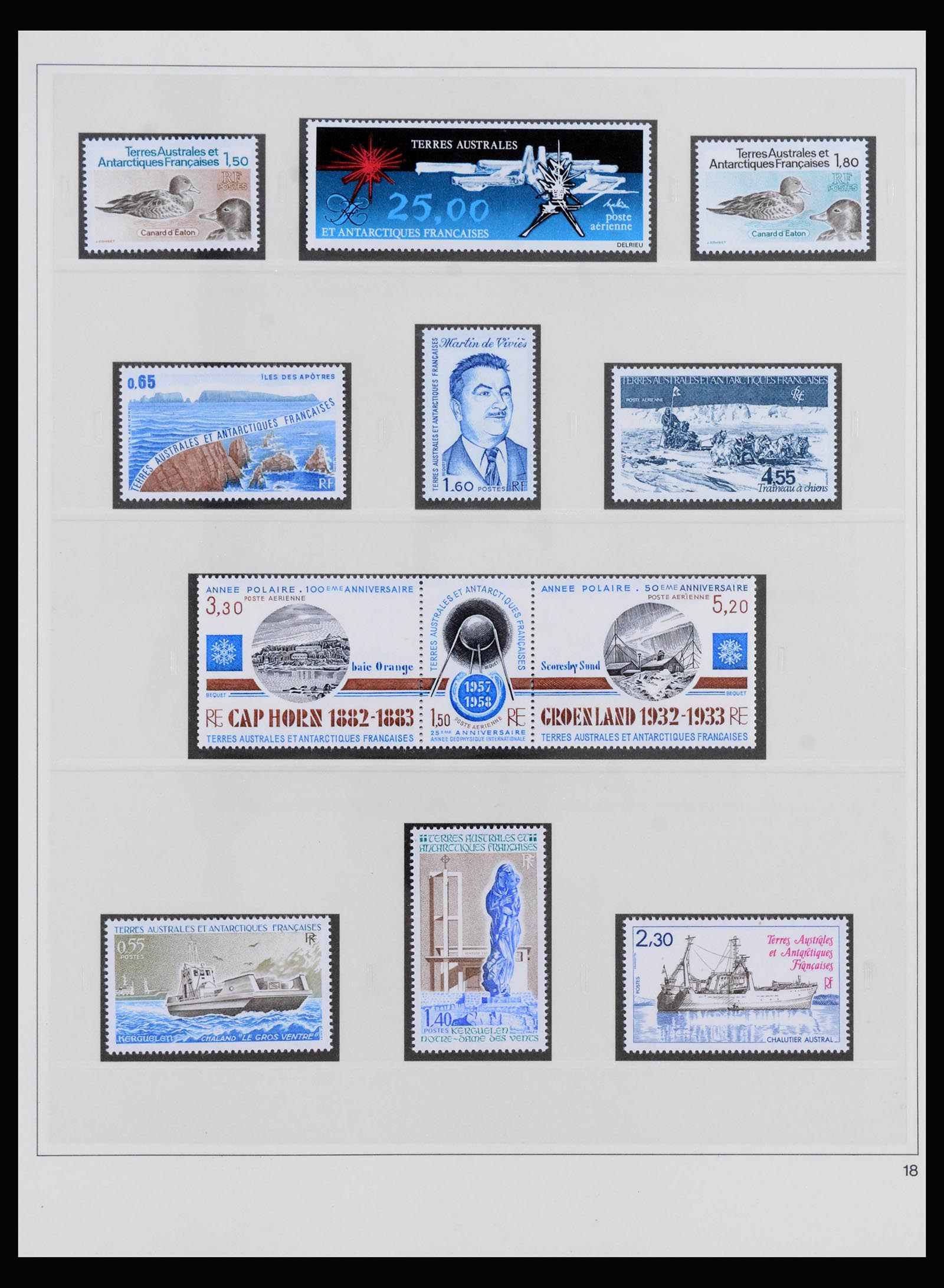 39991 0020 - Stamp collection 39991 TAAF complete 1948-2002.