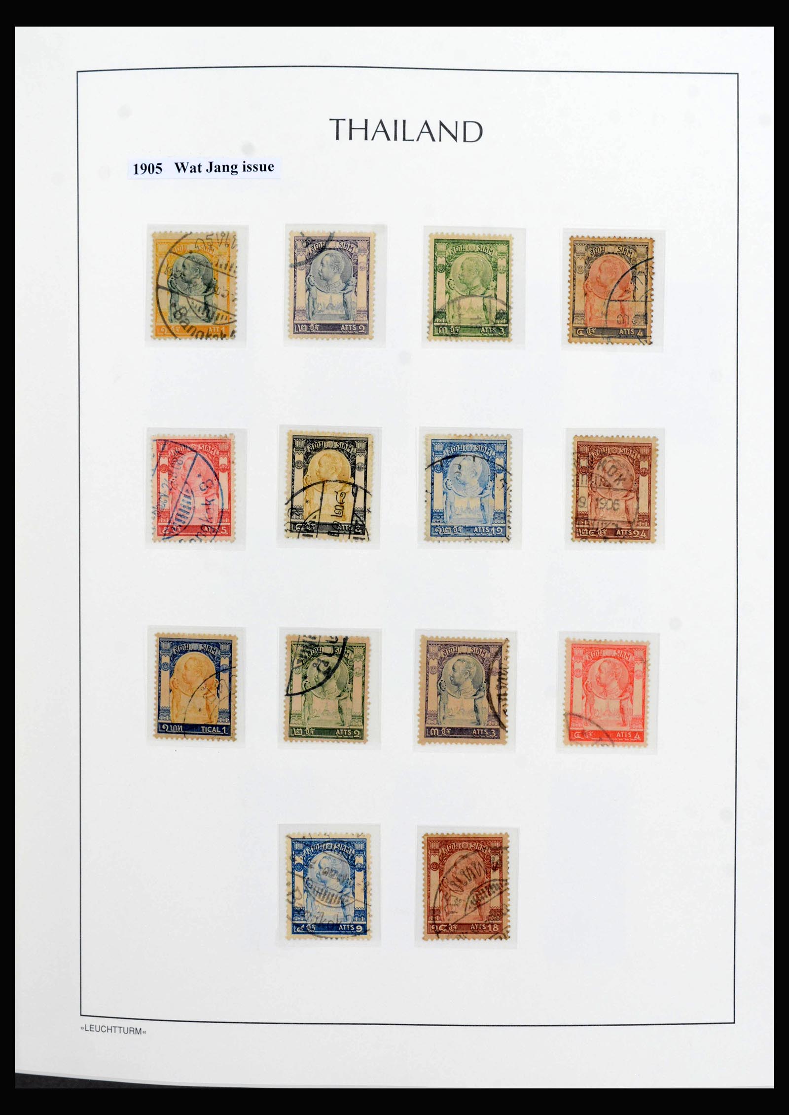 39995 0006 - Stamp collection 39995 Thailand supercollection 1883-2017.