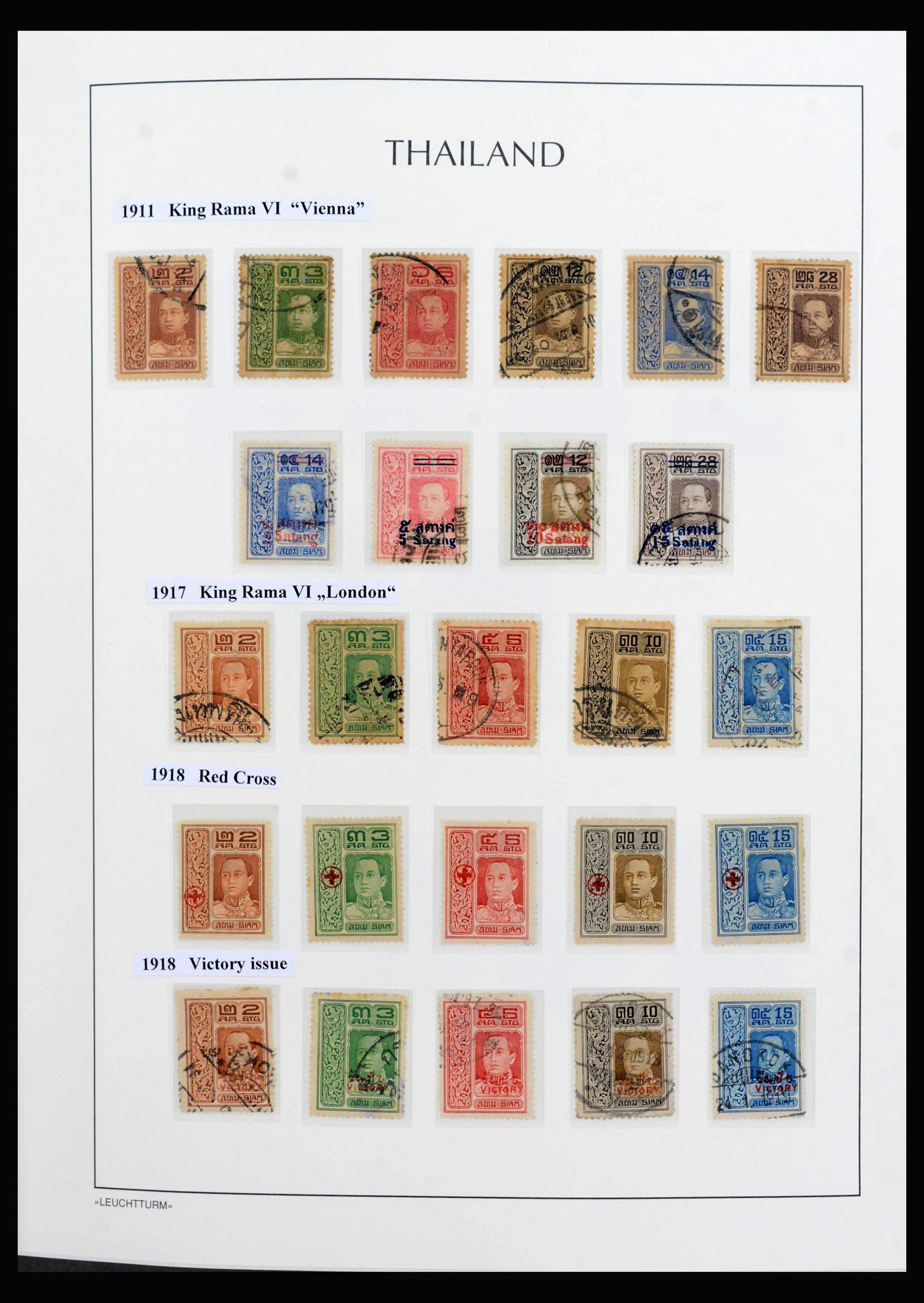 39995 0010 - Stamp collection 39995 Thailand supercollection 1883-2017.