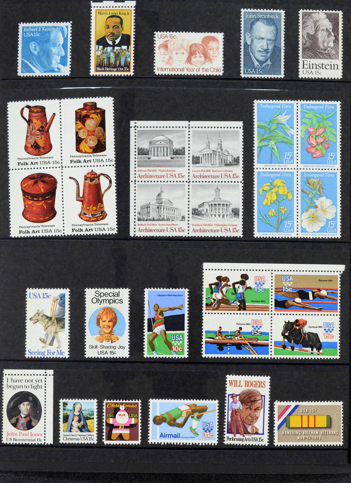 39998 0012 - Stamp collection 39998 USA yearsets 1968-1983.