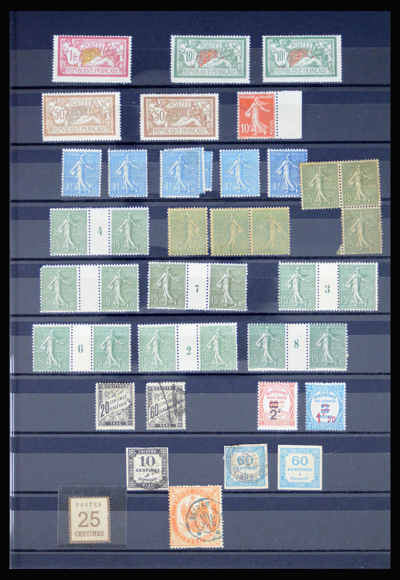 40006 0005 - Stamp collection 40006 France and colonies 1853-1970.