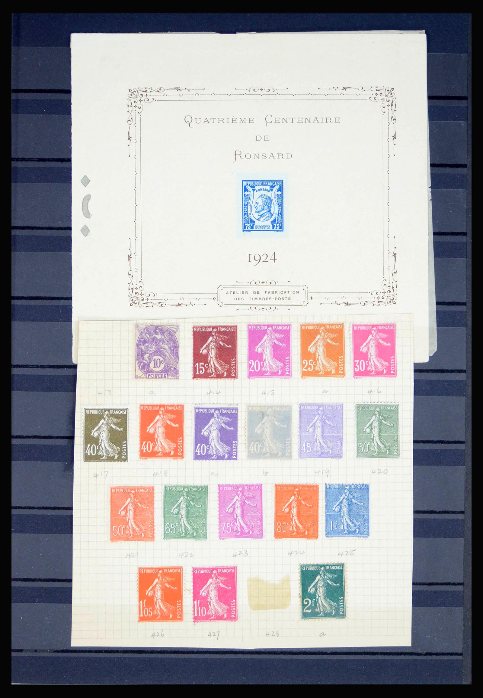 40006 0011 - Stamp collection 40006 France and colonies 1853-1970.