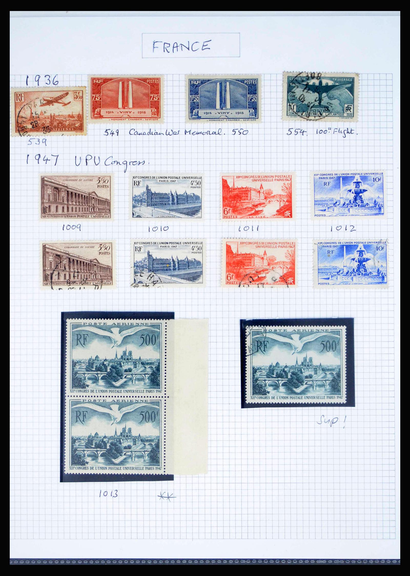 40006 0018 - Stamp collection 40006 France and colonies 1853-1970.