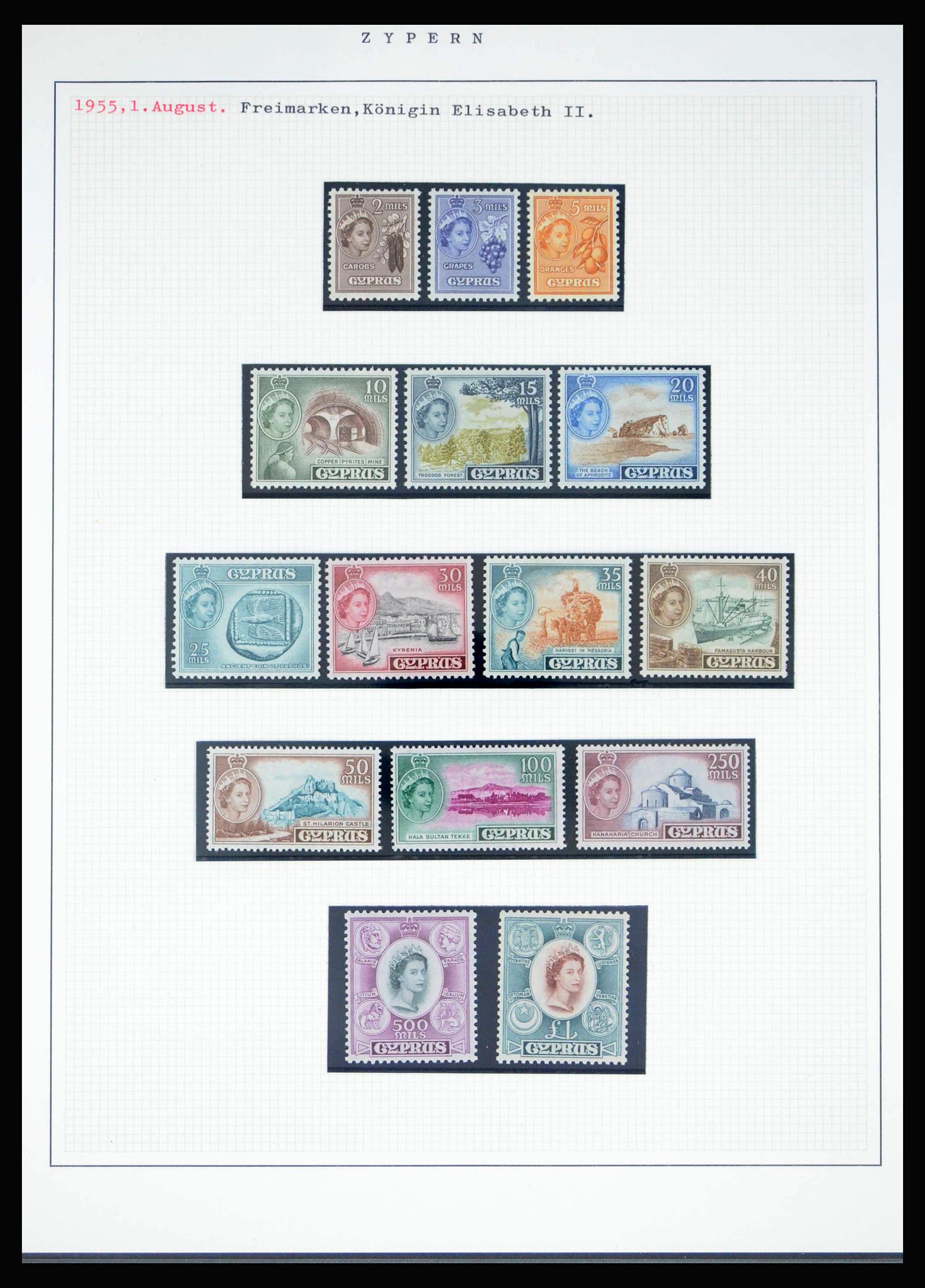 40011 0010 - Stamp collection 40011 Cyprus 1880-1960.