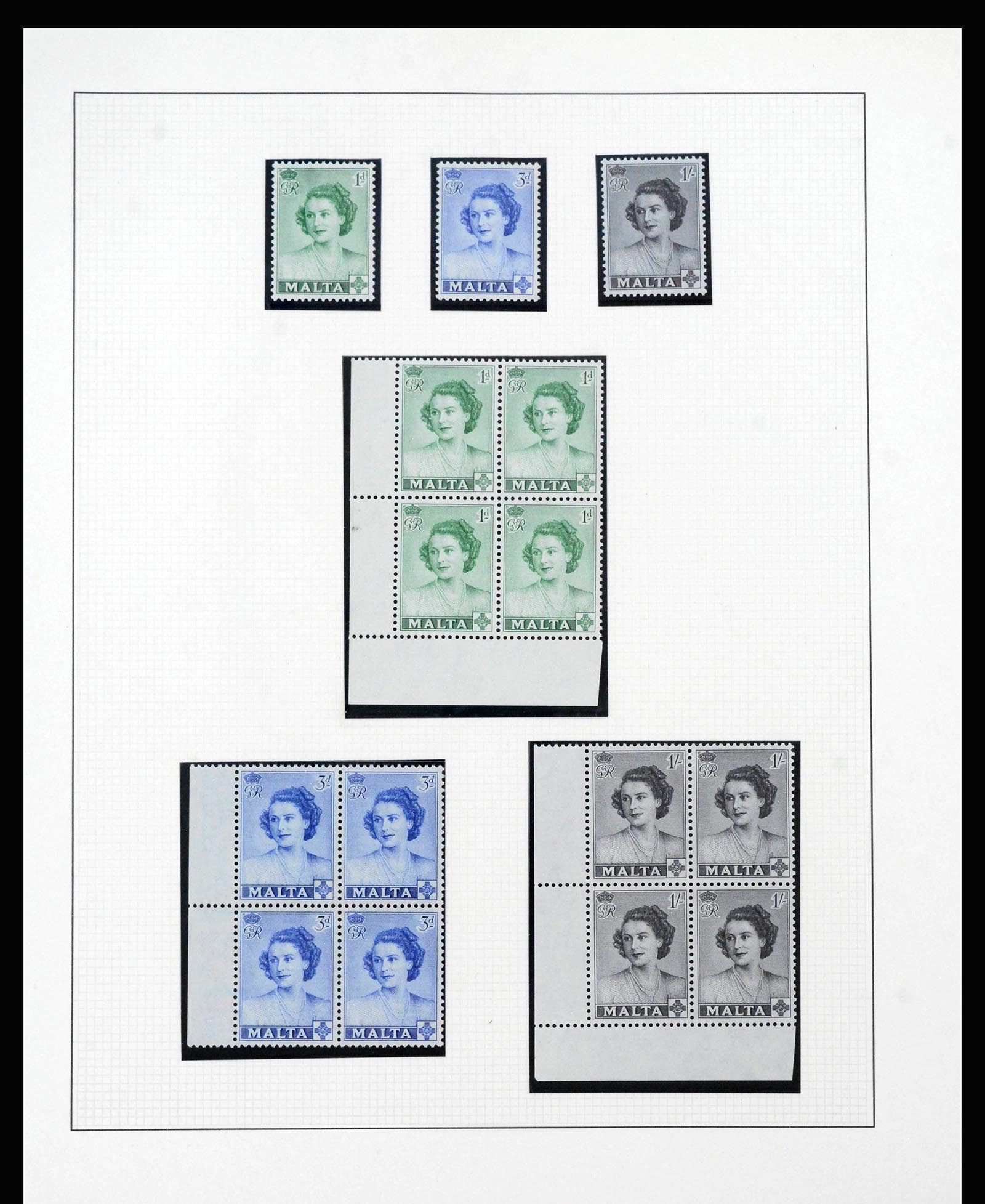 40012 0016 - Stamp collection 40012 Malta 1863-1956.