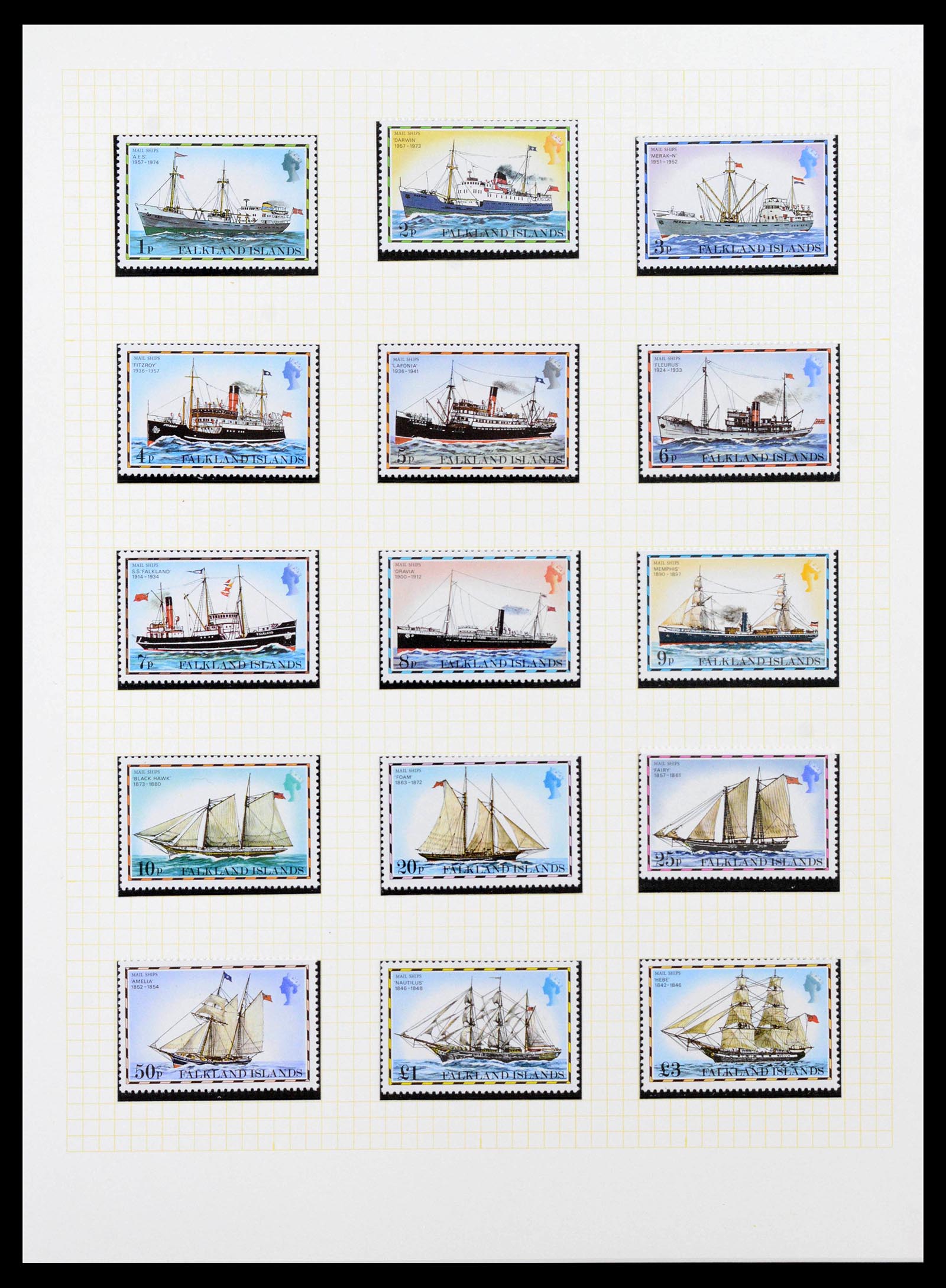 40018 0004 - Stamp collection 40018 Antarctica 1940-1990.