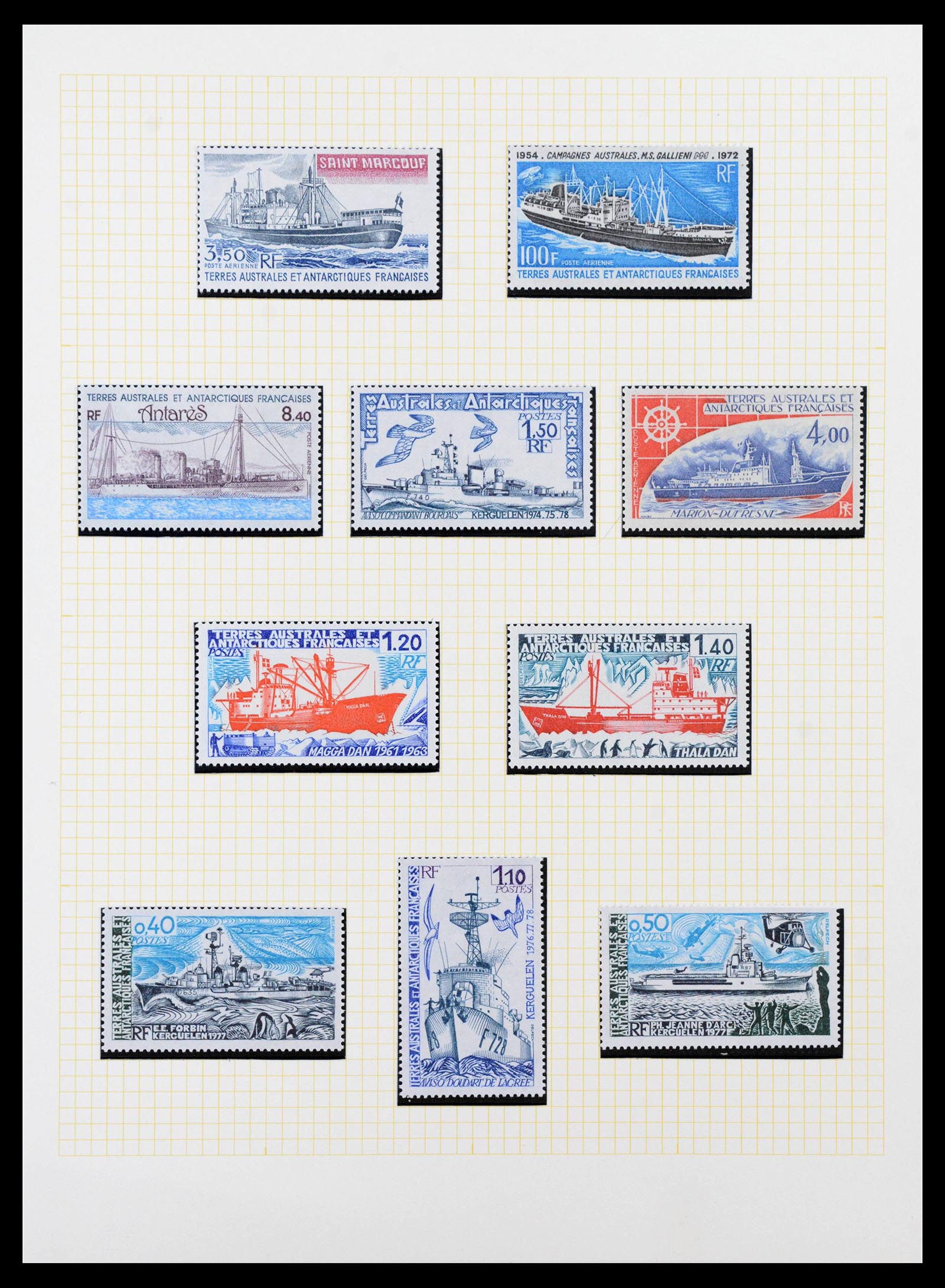 40018 0005 - Stamp collection 40018 Antarctica 1940-1990.