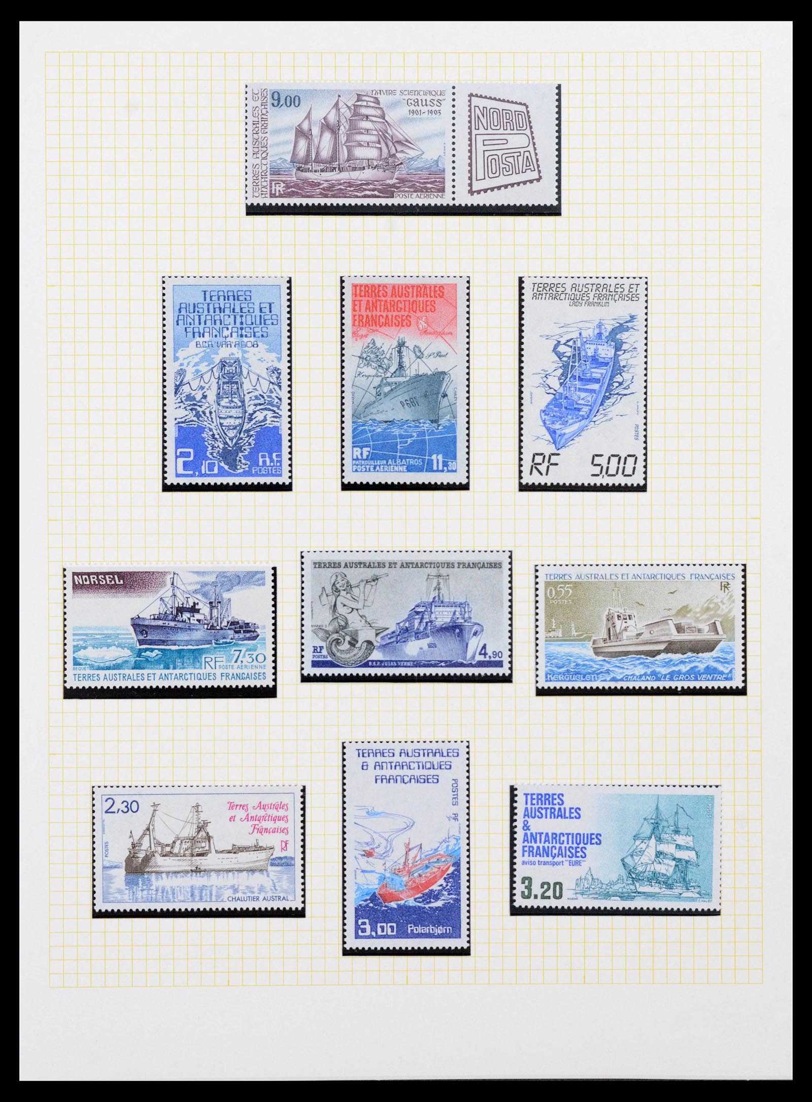 40018 0006 - Stamp collection 40018 Antarctica 1940-1990.