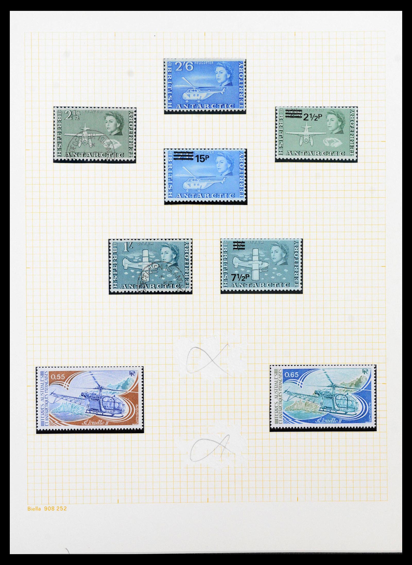 40018 0008 - Stamp collection 40018 Antarctica 1940-1990.