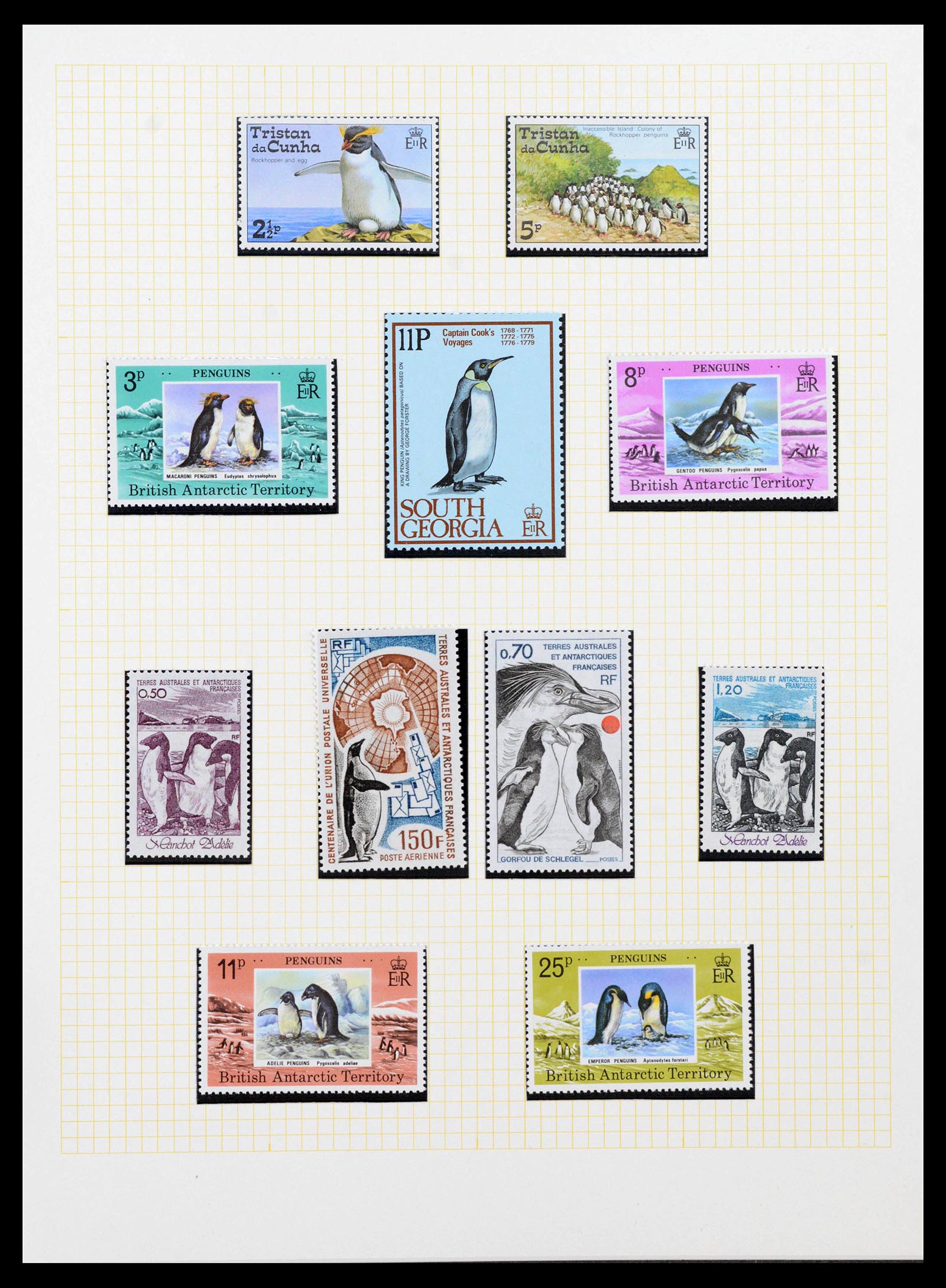 40018 0013 - Stamp collection 40018 Antarctica 1940-1990.