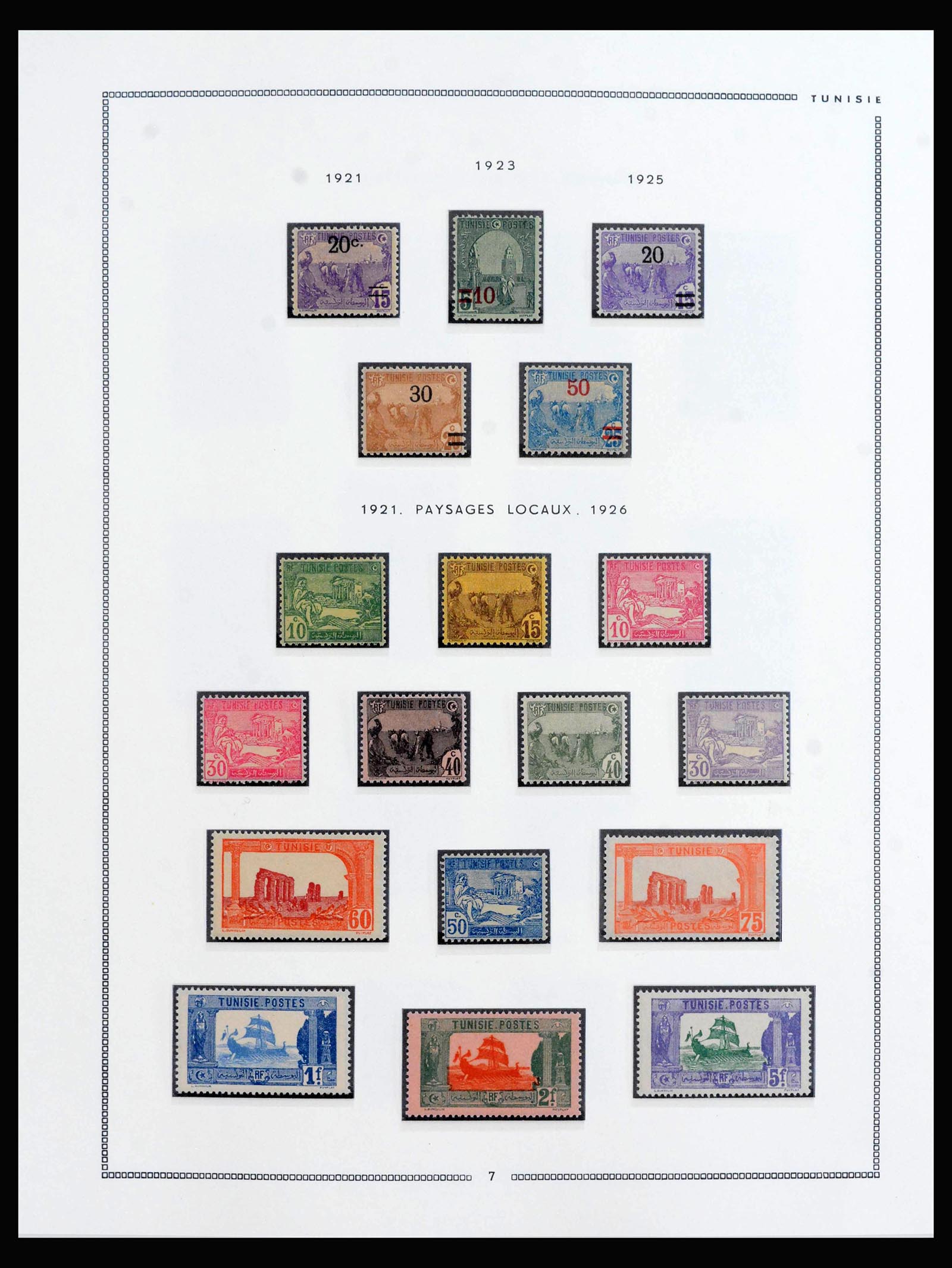 40032 0005 - Stamp collection 40032 Tunisia complete 1906-2000.