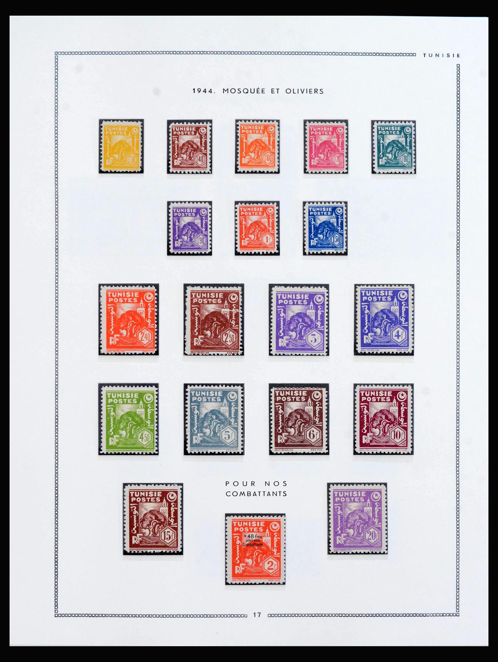 40032 0015 - Stamp collection 40032 Tunisia complete 1906-2000.