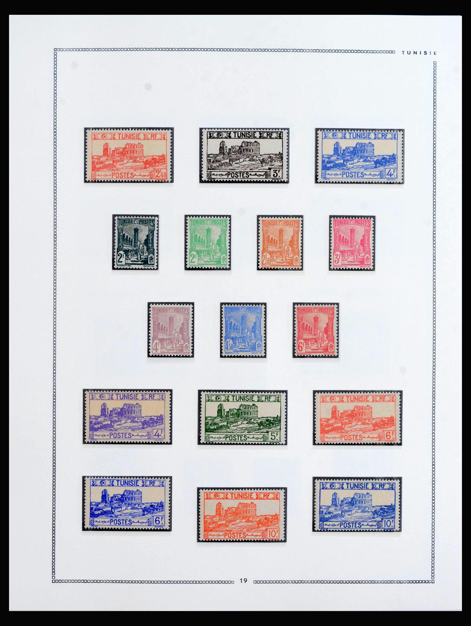 40032 0017 - Stamp collection 40032 Tunisia complete 1906-2000.