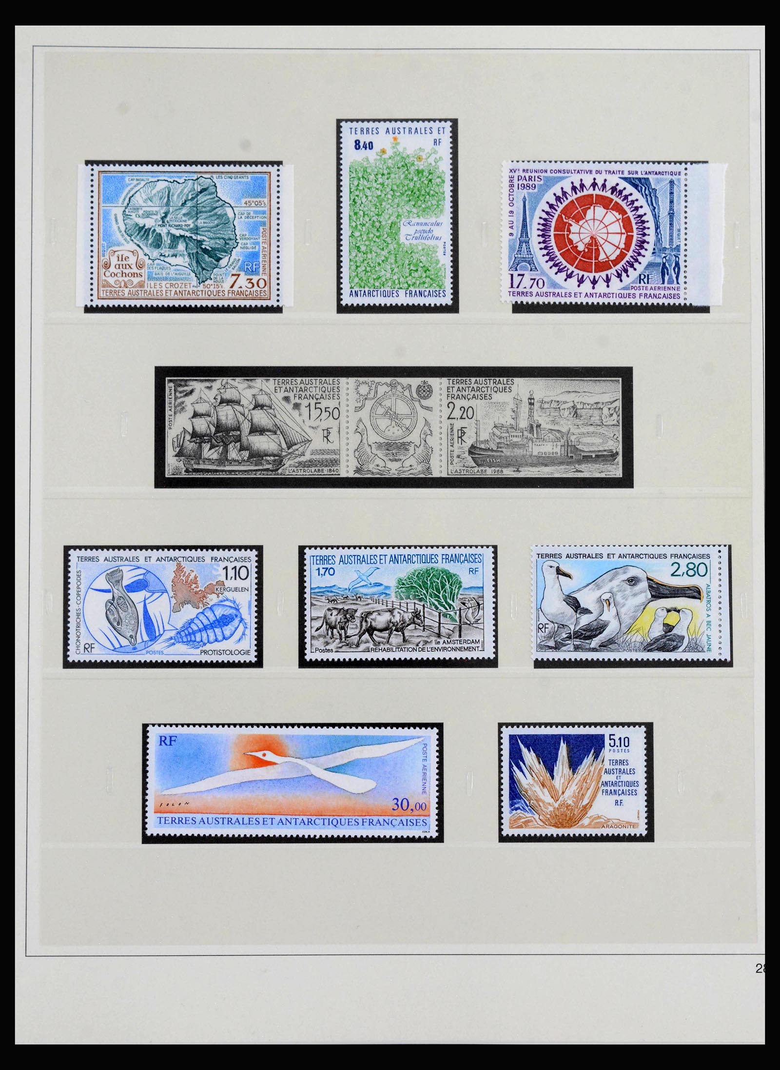 40034 0013 - Stamp collection 40034 French colonies 1958-2002.