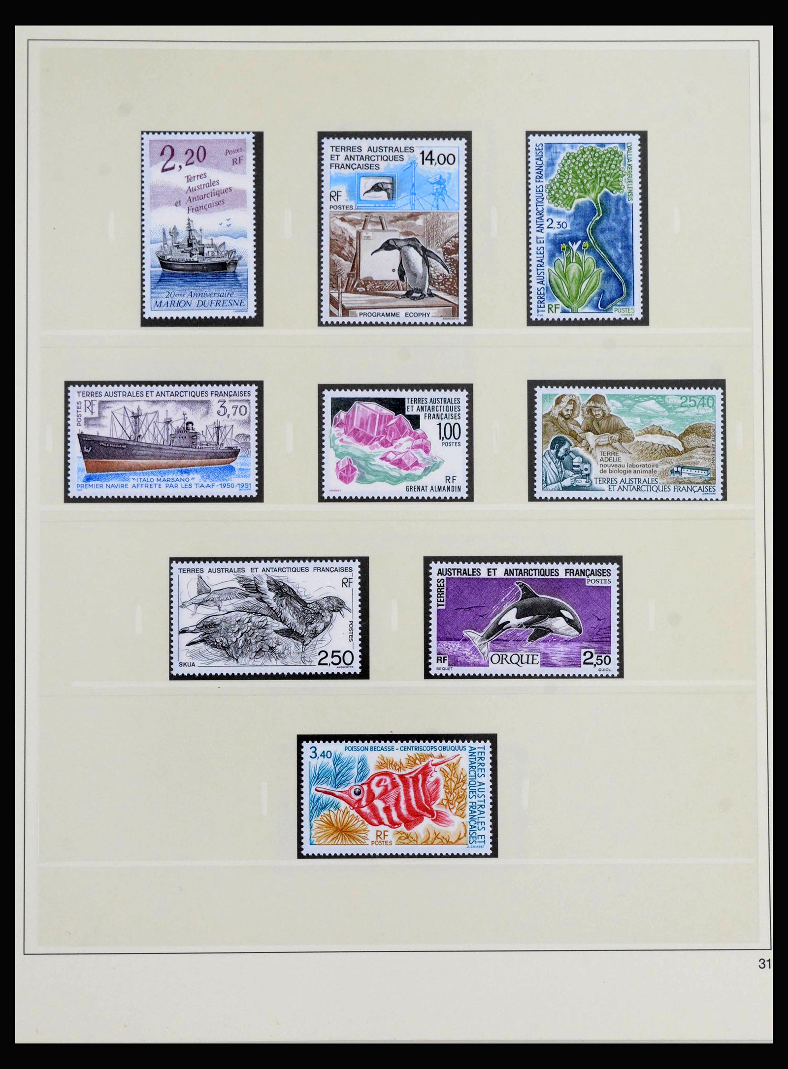 40034 0016 - Stamp collection 40034 French colonies 1958-2002.