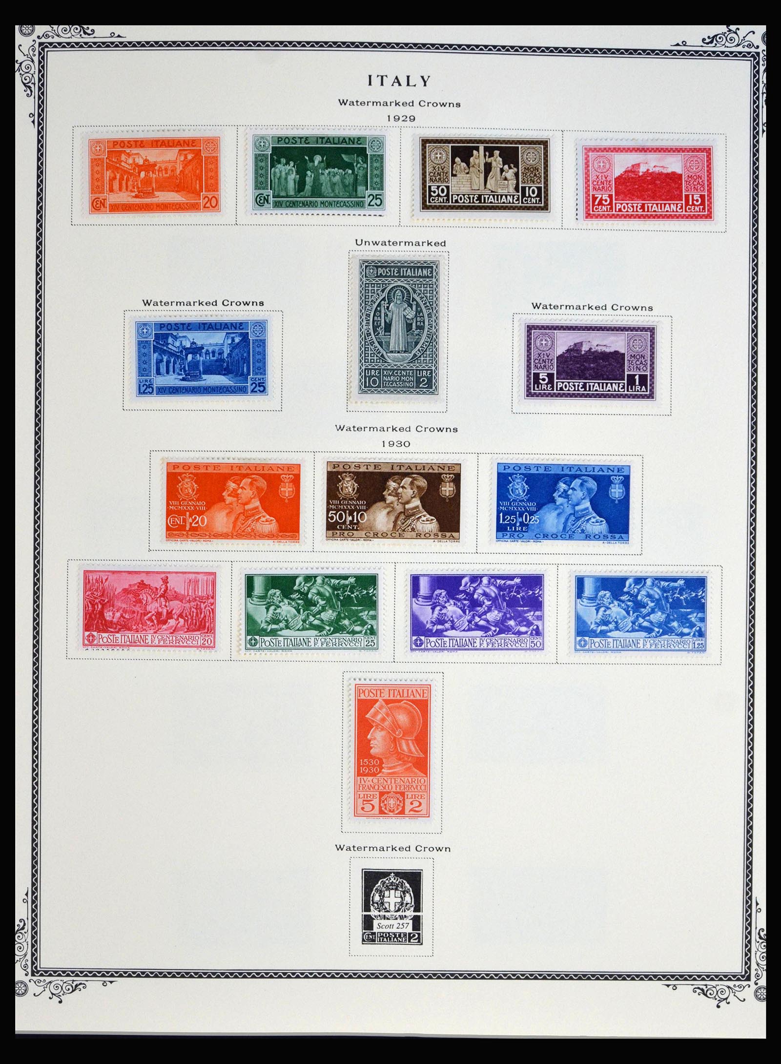 40037 0008 - Stamp collection 40037 Italy and colonies 1893-1984.