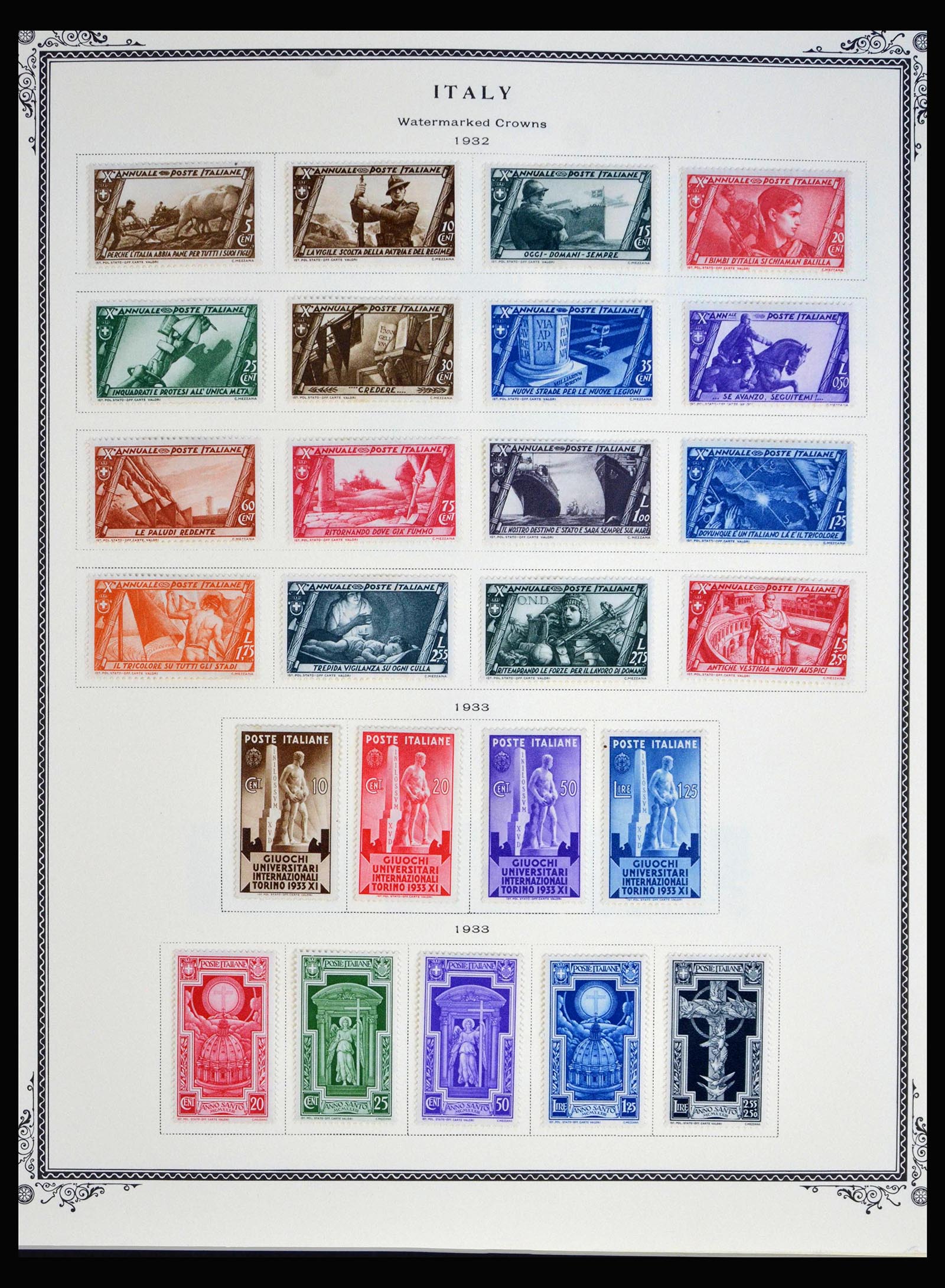 40037 0011 - Stamp collection 40037 Italy and colonies 1893-1984.