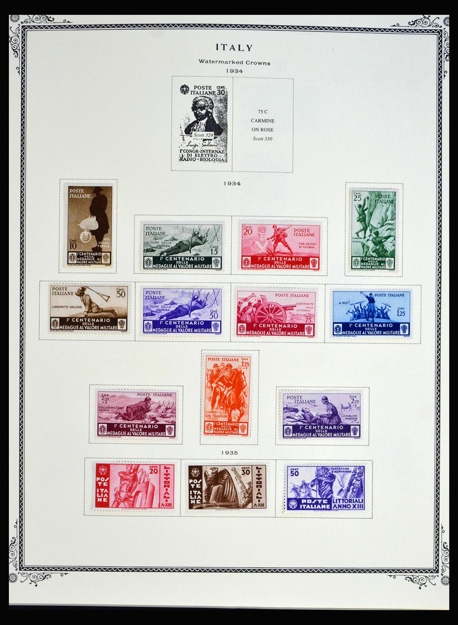 40037 0013 - Stamp collection 40037 Italy and colonies 1893-1984.