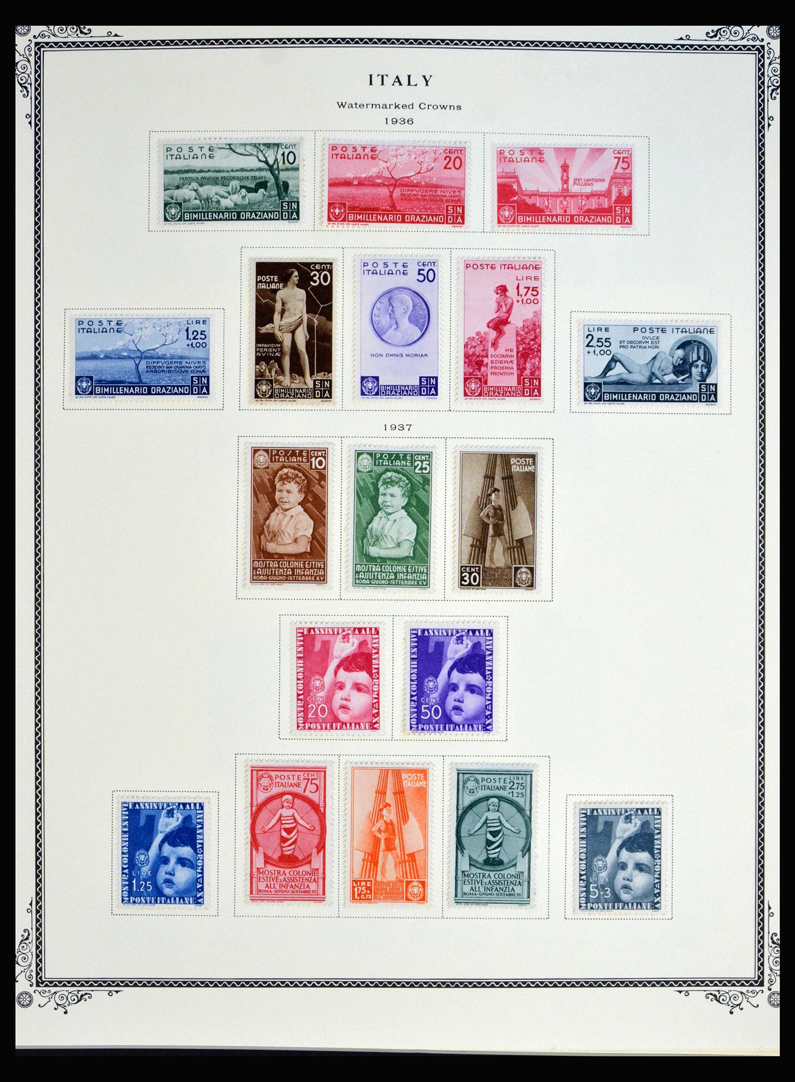 40037 0015 - Stamp collection 40037 Italy and colonies 1893-1984.