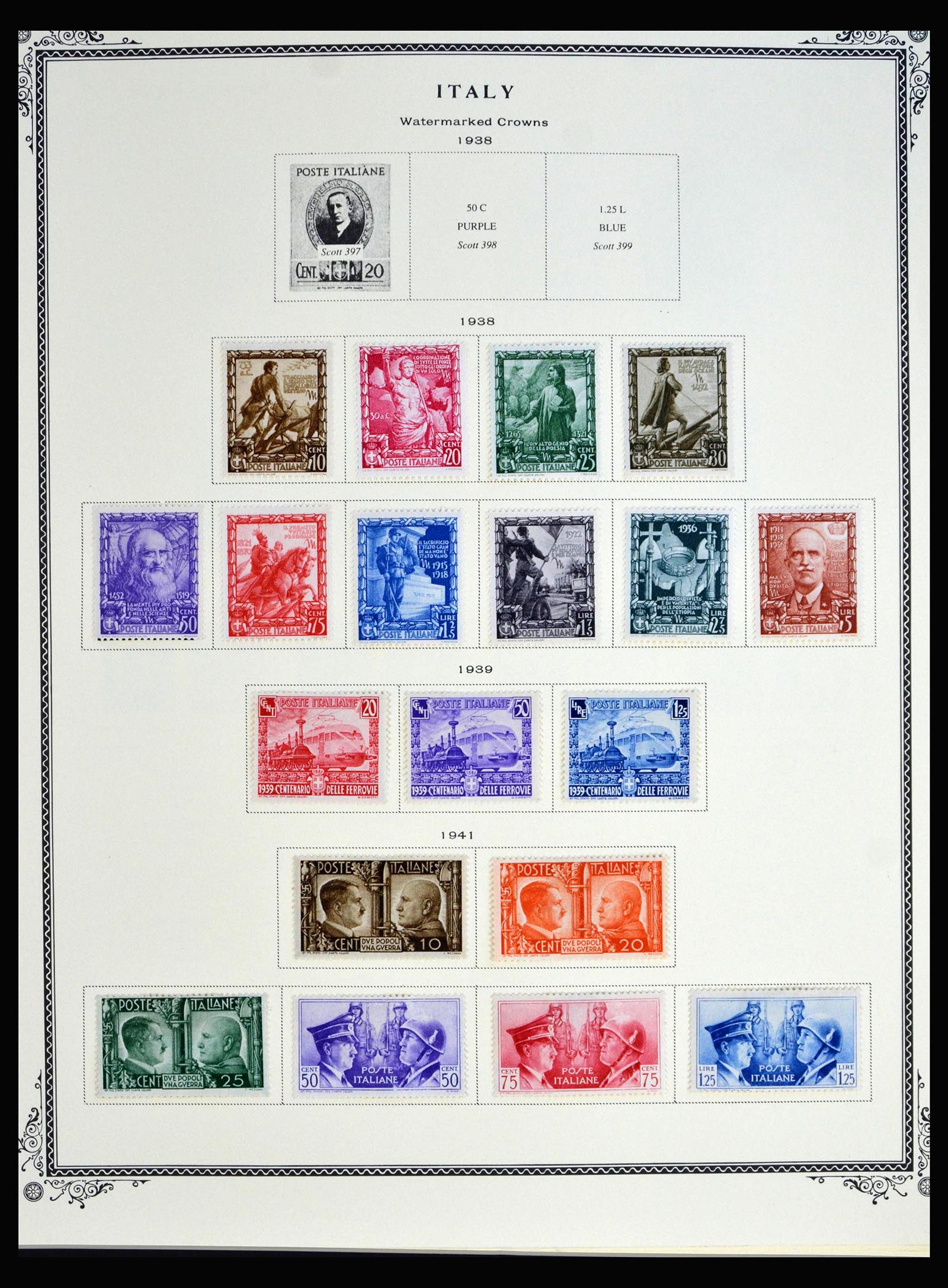 40037 0017 - Stamp collection 40037 Italy and colonies 1893-1984.