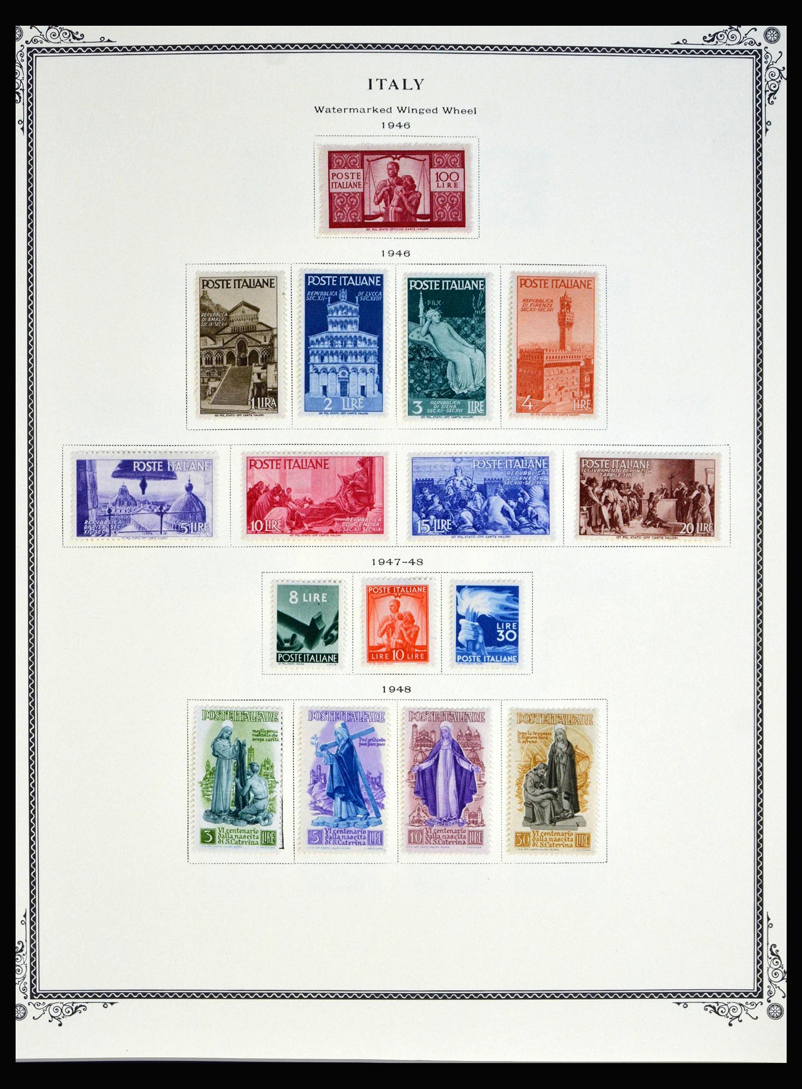 40037 0020 - Stamp collection 40037 Italy and colonies 1893-1984.